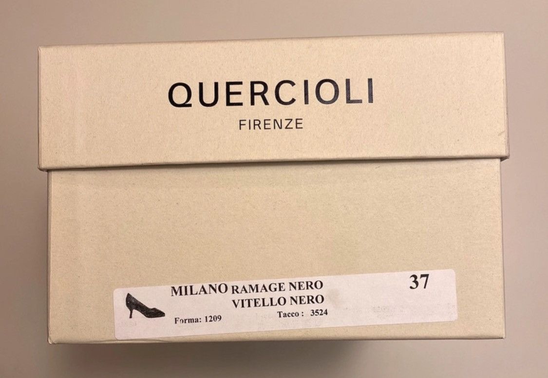 Quercioli pumps in Florentia printed embossed leather Size US 7 / IT 37 - 12 Thumbnail