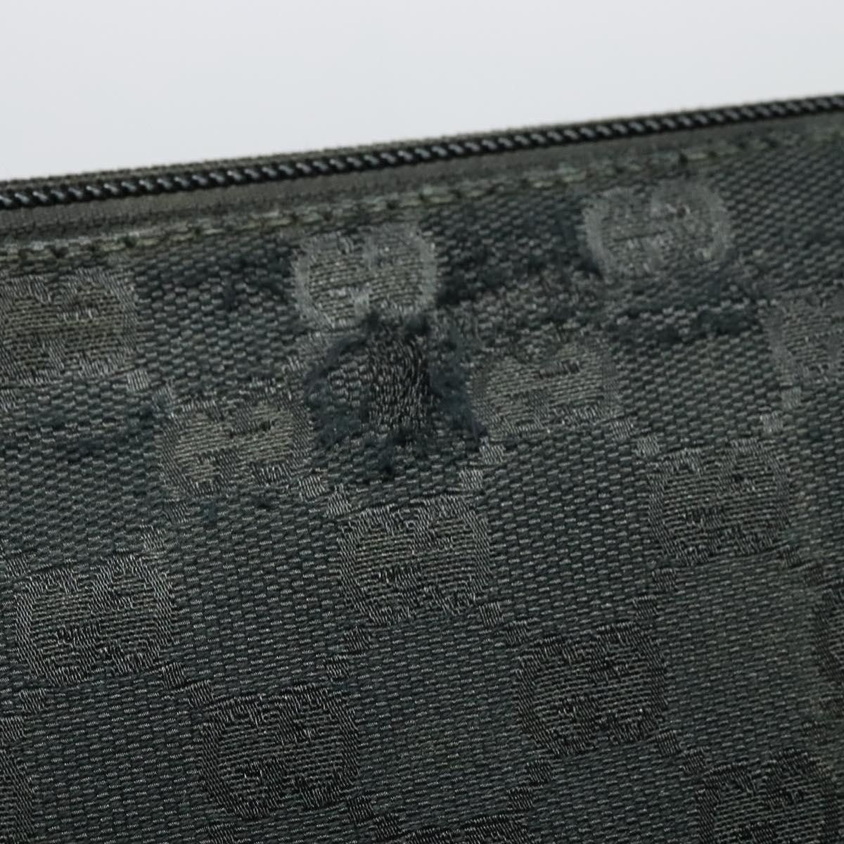 Gucci GUCCI GG Canvas Shoulder Bag Black Silver Size ONE SIZE - 16 Thumbnail