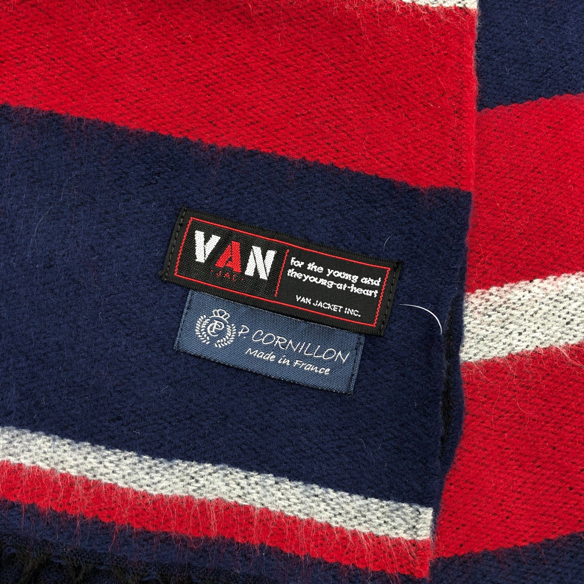 Vintage Vintage Van Jac Scarf Muffler Wool Cashmere Scarves Size ONE SIZE - 4 Thumbnail