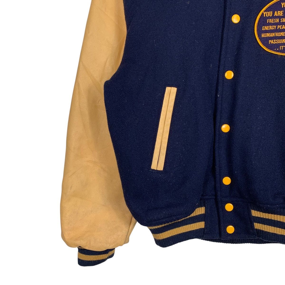 Japanese Brand Living In The Vision 67 GAP Leather Varsity Jacket Size US M / EU 48-50 / 2 - 3 Thumbnail