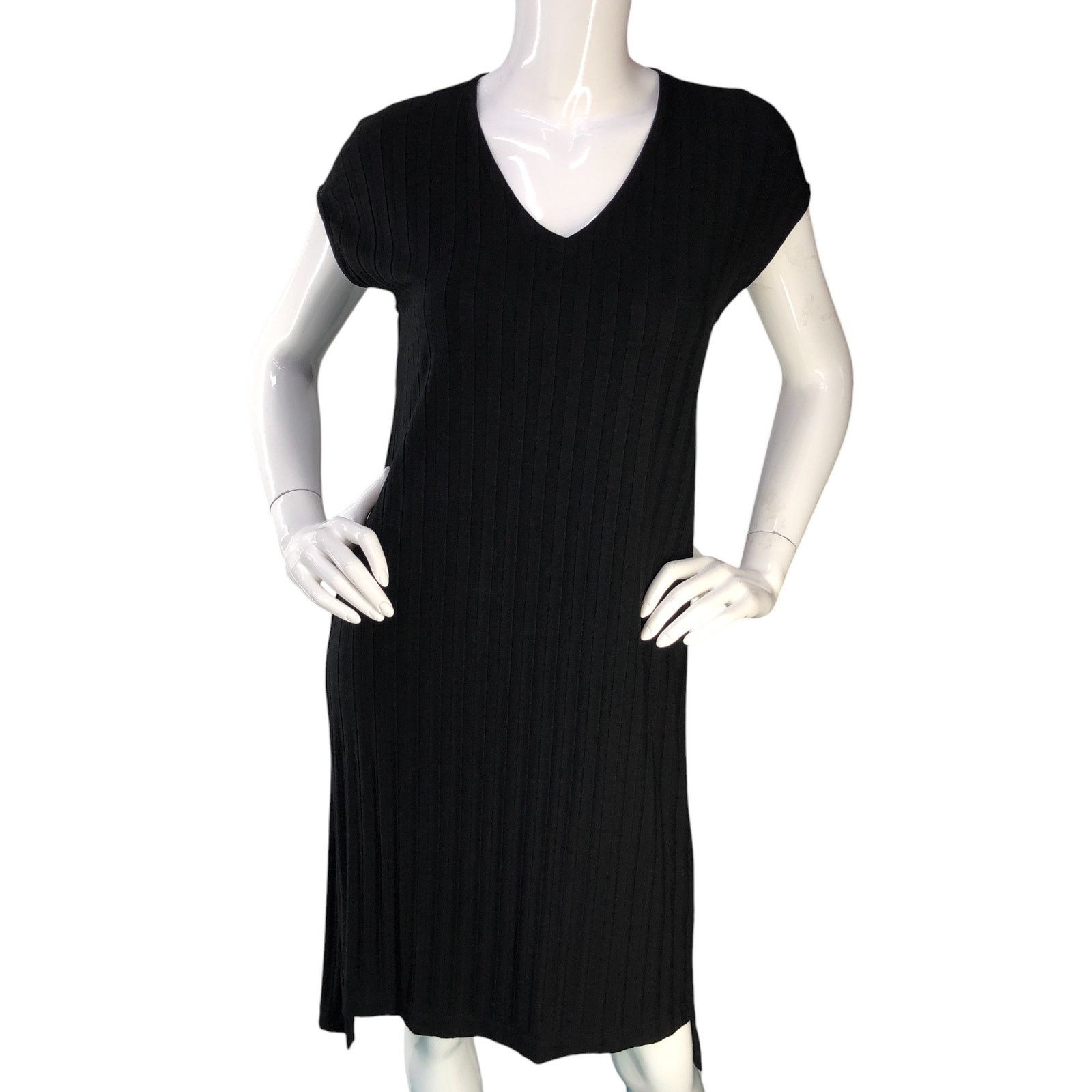 Eileen Fisher Eileen Fisher Size XXS Dress Tencel Wide Rib Stretch Shift Size XS / US 0-2 / IT 36-38 - 12 Thumbnail