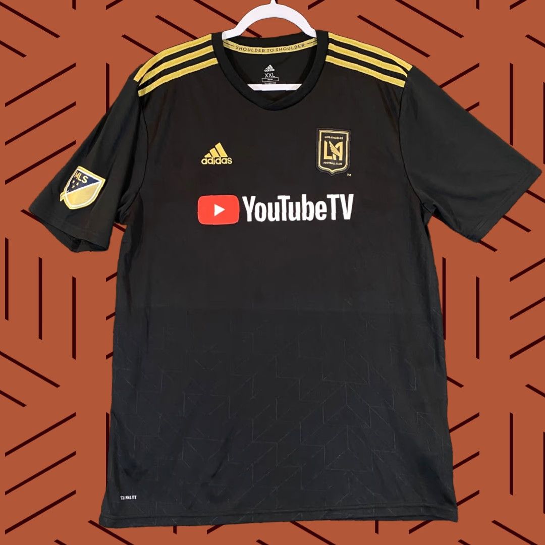 Adidas RARE Nipsey Hussle Shirt adidas Men L/XL Jersey Black 2019 MLS Soccer Logo Crew Neck T-Shirt Short Sleeve Vintage: No Size US L / EU 52-54 / 3 - 1 Thumbnail