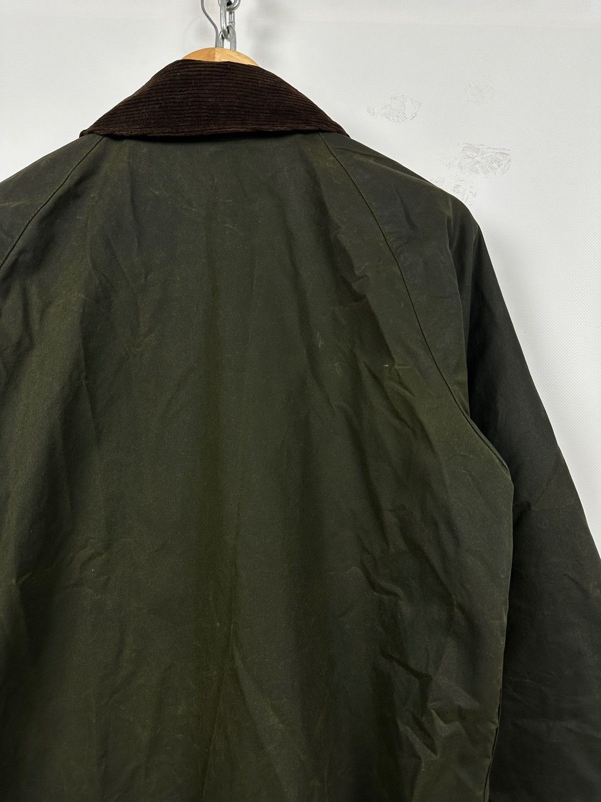 Barbour Vintage Barbour Gamefair Waxed Olive Green Coat Jacket Size US S / EU 44-46 / 1 - 18 Thumbnail