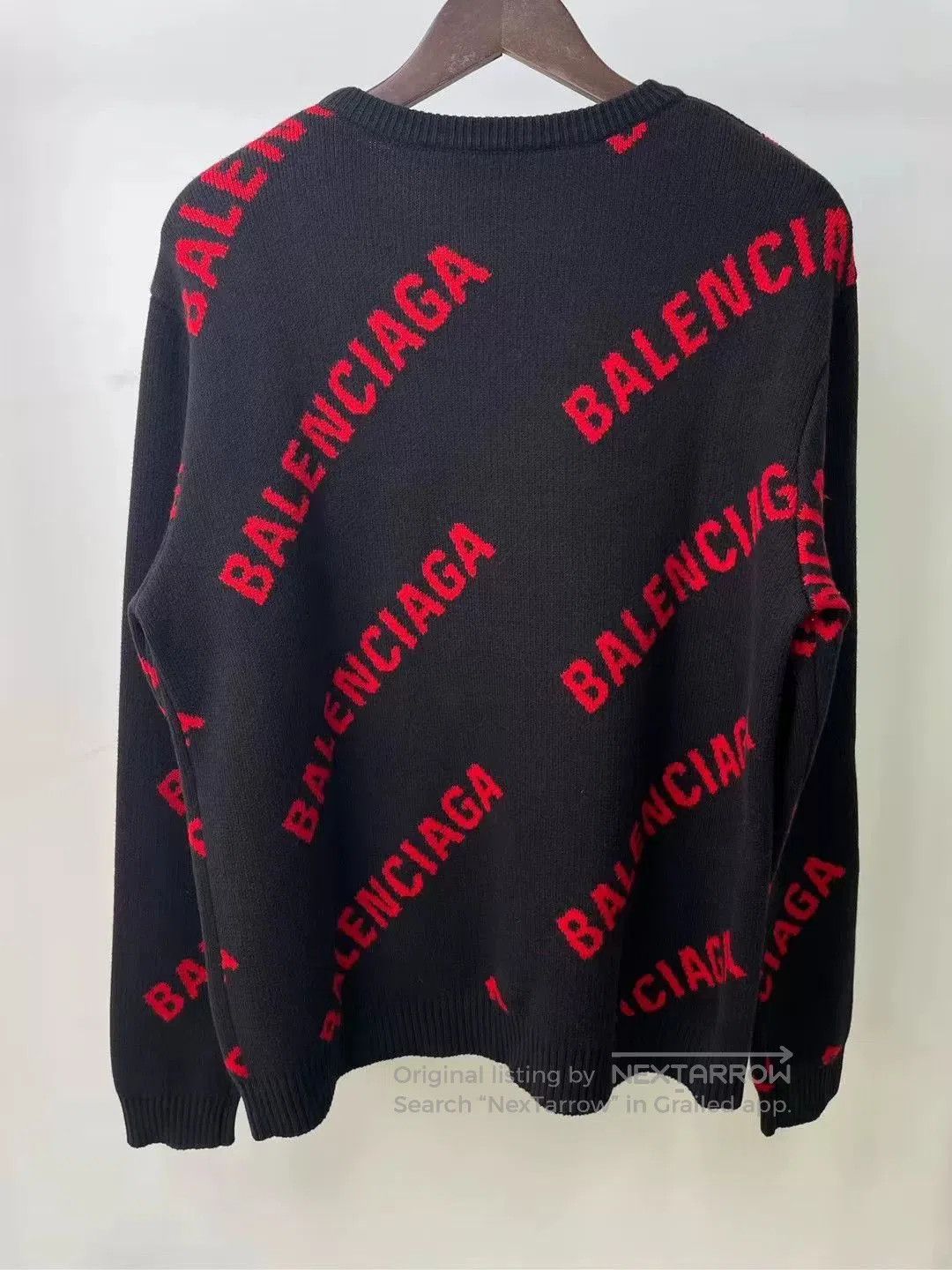 Balenciaga balenciaga full print knit sweater. Size US M / EU 48-50 / 2 - 2 Thumbnail