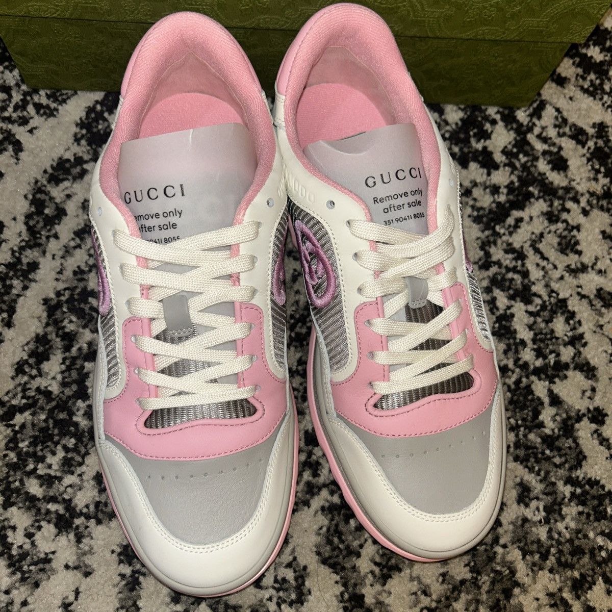 Gucci Gucci MAC80 Pink Grey Off White Sneakers Size US 8 / IT 38 - 4 Thumbnail