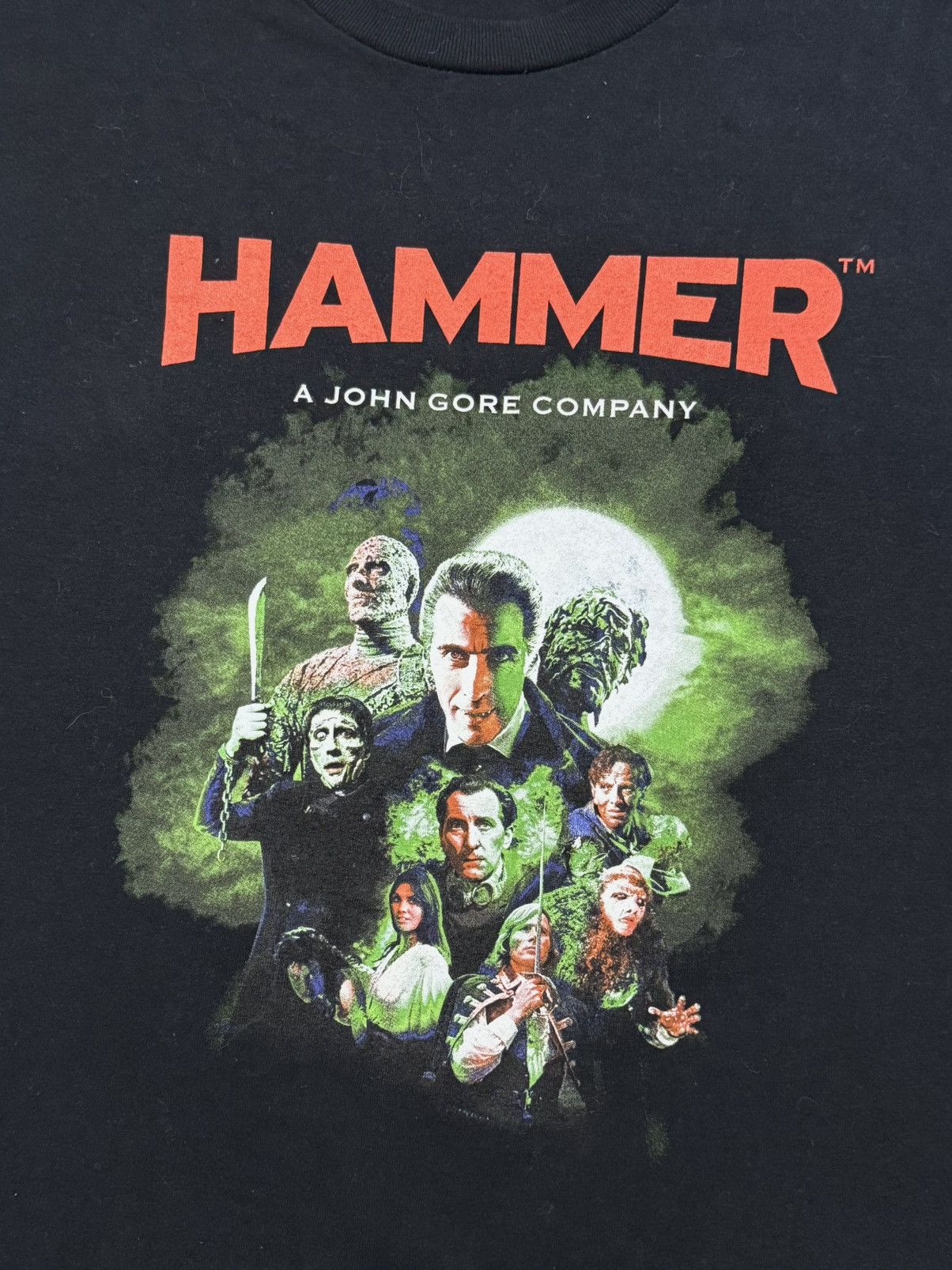 Vintage 🔷Official Hammer Film Productions Promo Y2K T-shirt🔷 Size US XXL / EU 58 / 5 - 2 Thumbnail