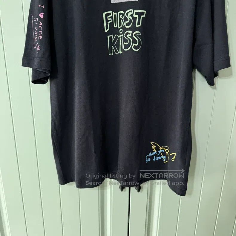 Acne Studios Acne Studios Black Short Sleeve T-Shirt, Classic Smile Pri Size US S / EU 44-46 / 1 - 6 Thumbnail