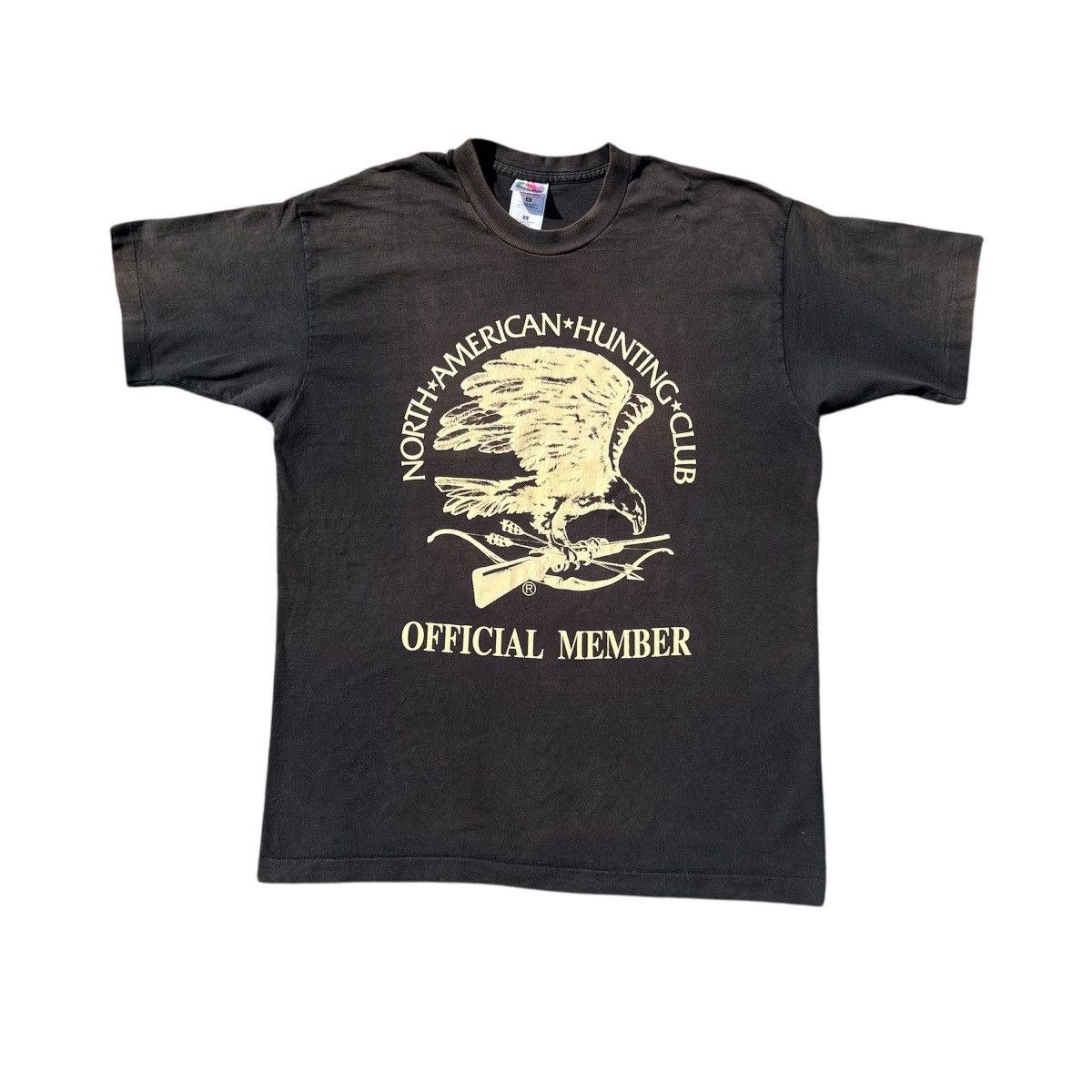 Vintage Vintage Faded Black North American Hunting Club T-Shirt Size US L / EU 52-54 / 3 - 1 Thumbnail
