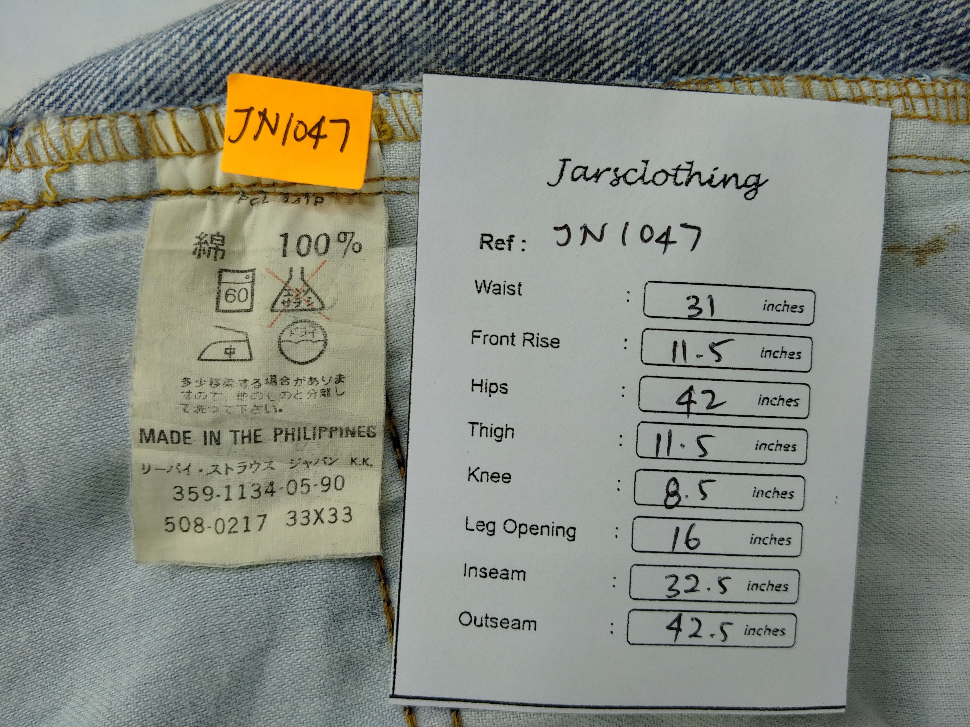 Levi's Light Wash Vintage Levi's 508 Jeans 31x32.5 Denim -JN1047 Size US 31 - 8 Thumbnail