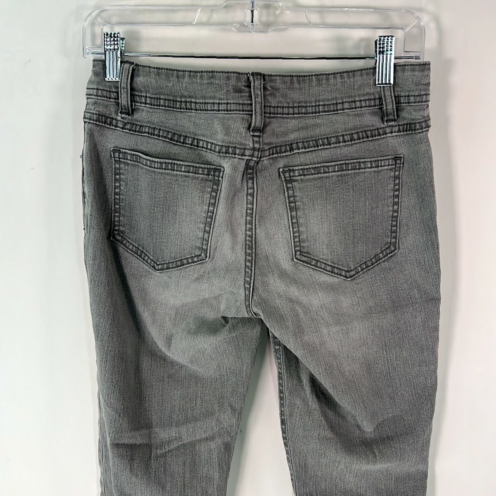 Vintage Maurices Jeans Skinny Womens Low Rise Distressed Blue Denim Size Small Size 28" / US 6 / IT 42 - 5 Thumbnail