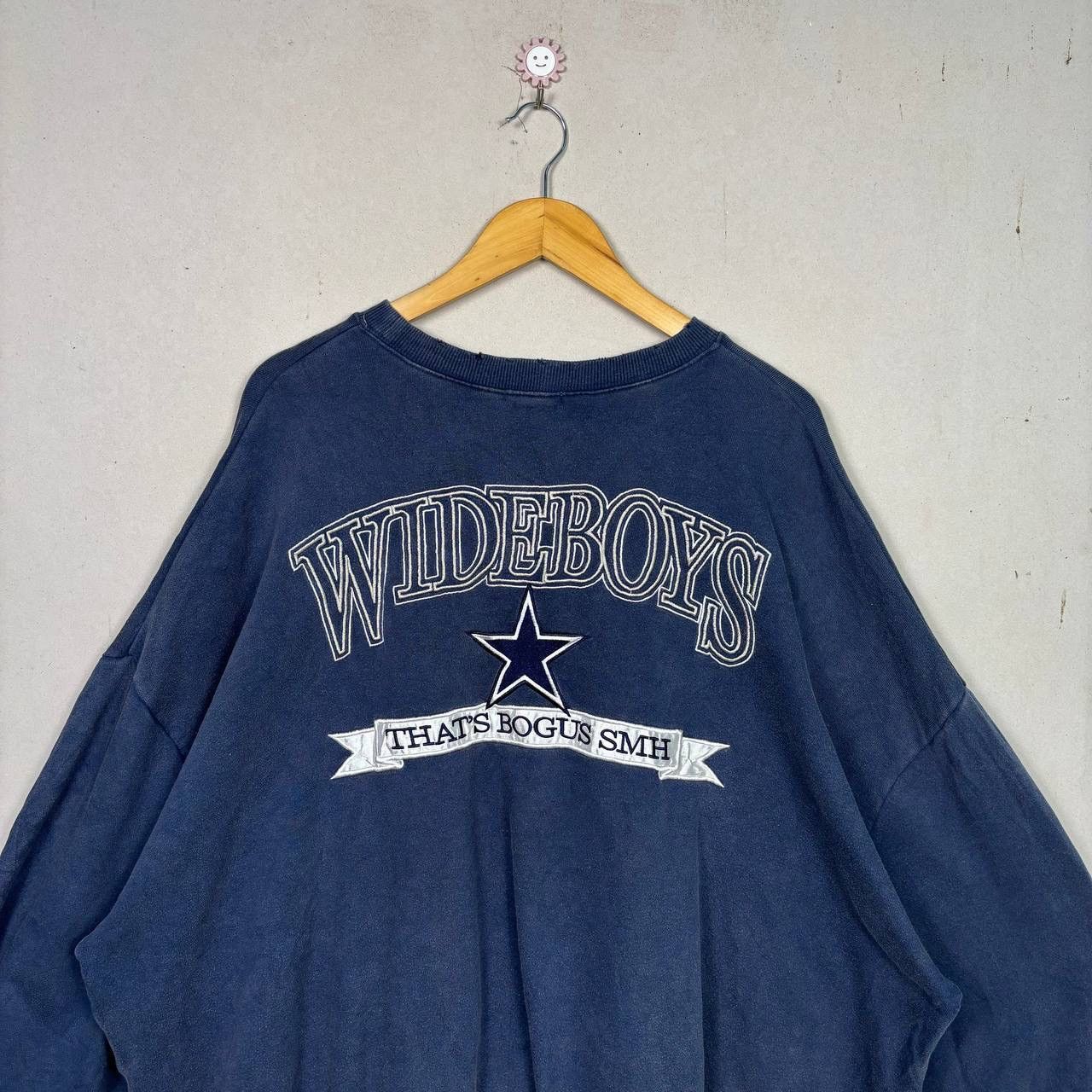 Japanese Brand GYDA Wideboys Parody Star Sweatshirt Navy Japan Streetwear F Size US XL / EU 56 / 4 - 3 Thumbnail
