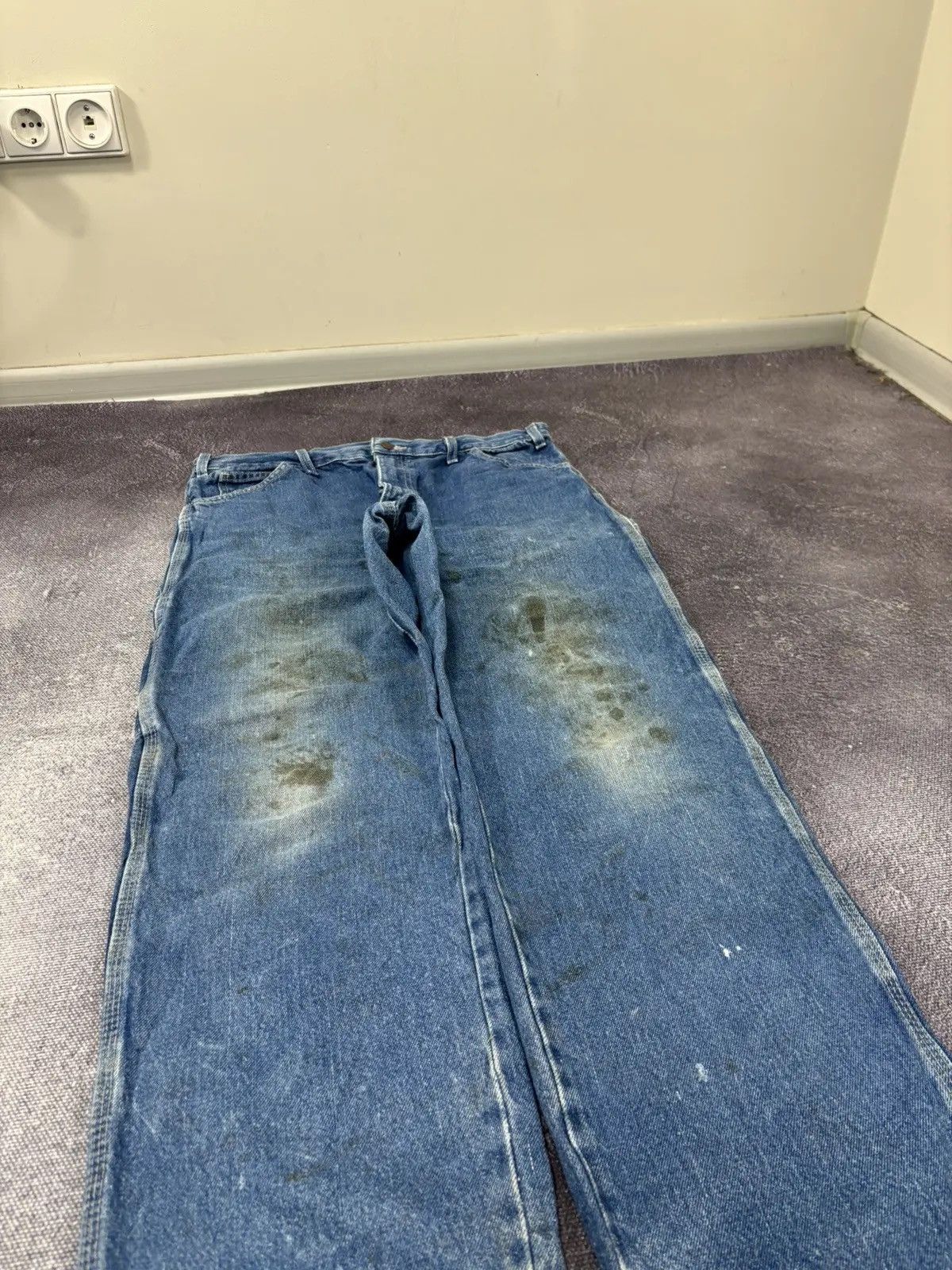 Dickies × Vintage Vintage Dickies Relaxed Fit American Work Hype Denim Jeans Size US 36 / EU 52 - 6 Thumbnail