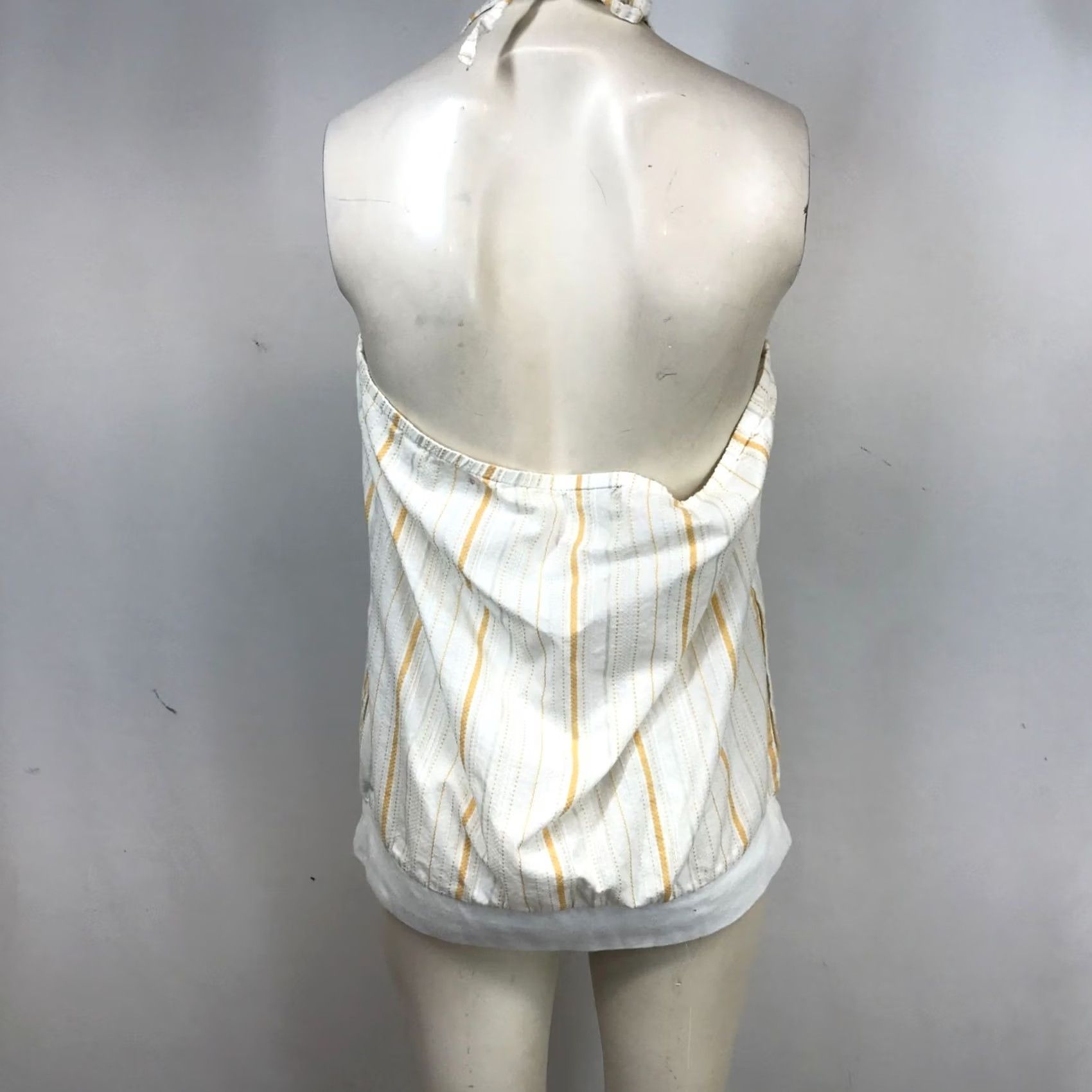 Nike Nike 6.0 Summer Top Womens L Halter Snap Front Cotton Y2K 90's Size L / US 10 / IT 46 - 5 Thumbnail