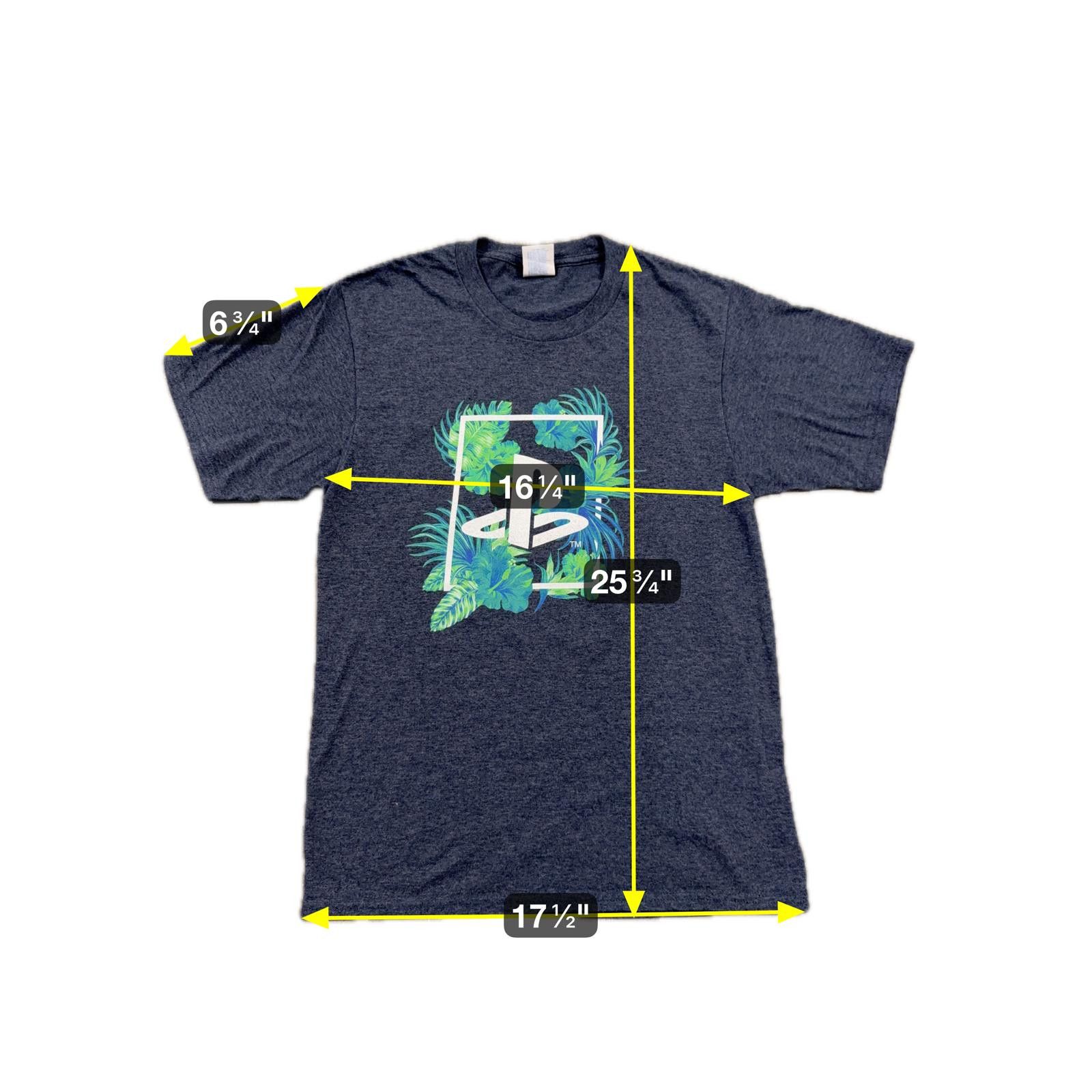 Playstation NWOT Vtg 2000s PlayStation Tropical Graphic Tee DS - S Size US L / EU 52-54 / 3 - 4 Thumbnail