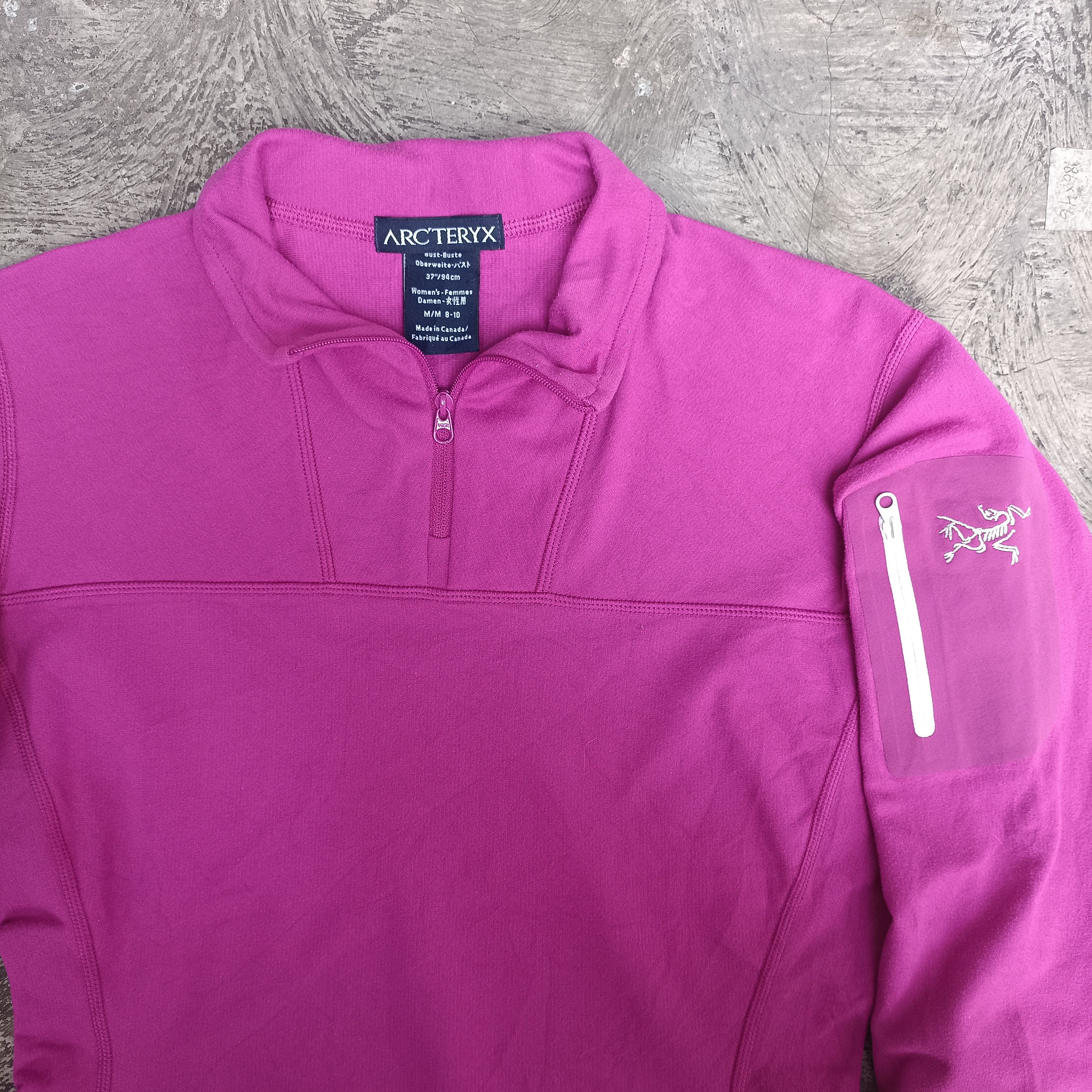 Arc'teryx Arc'teryx Women's thermal Purple Halfzip Size S / US 4 / IT 40 - 4 Thumbnail