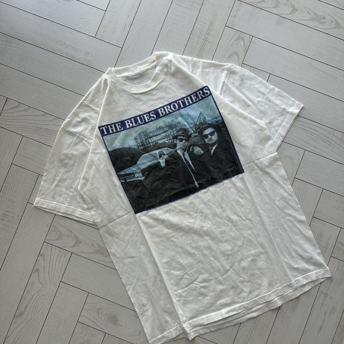 Vintage Vintage 80s The Blues Brothers Movie USA 1989 very rare tee Size US XL / EU 56 / 4 - 3 Thumbnail