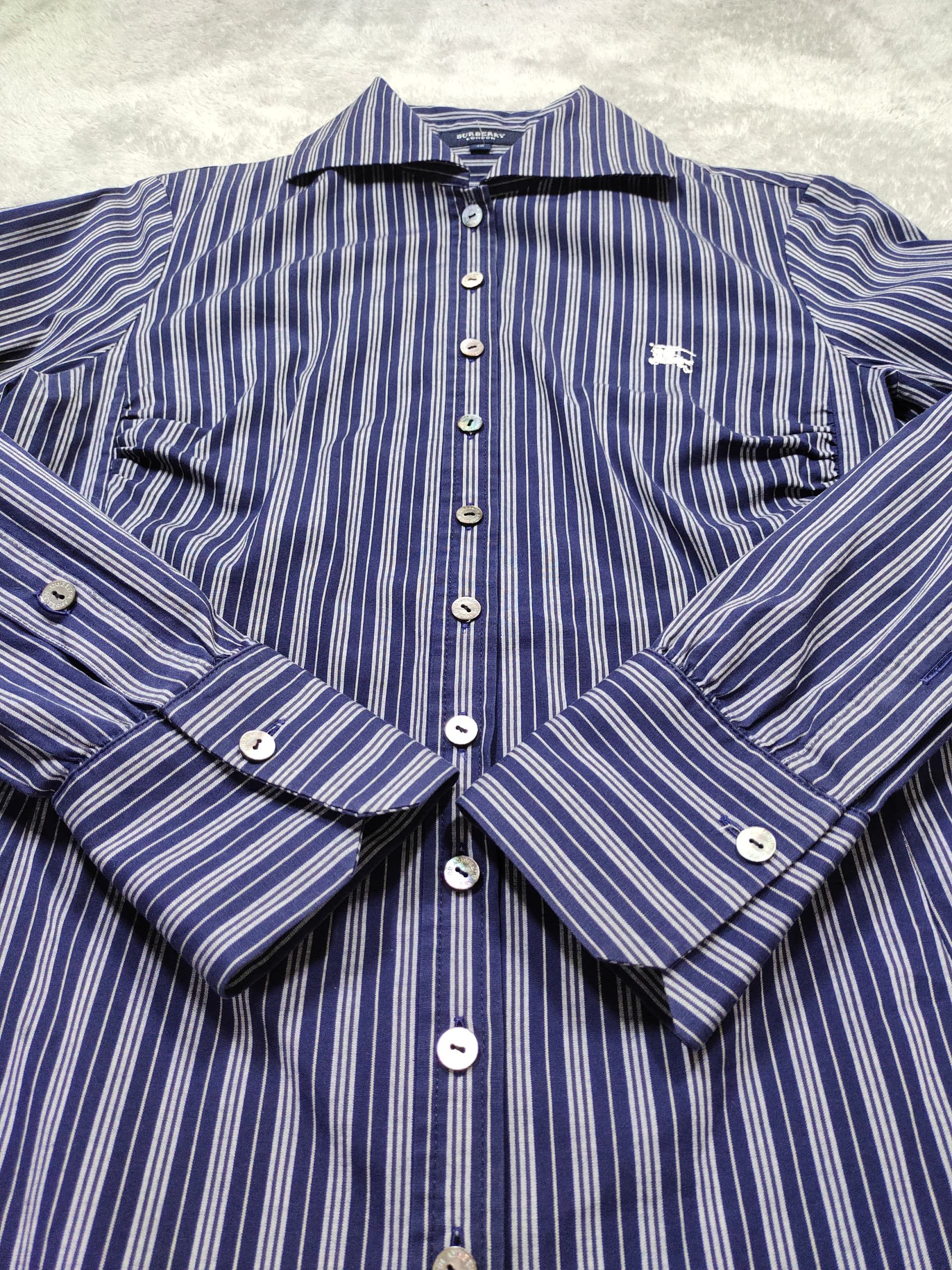 Burberry BURBERRY LONDON STRIPE LONG SLEEVE BUTTON UP SHIRT Size S / US 4 / IT 40 - 5 Thumbnail