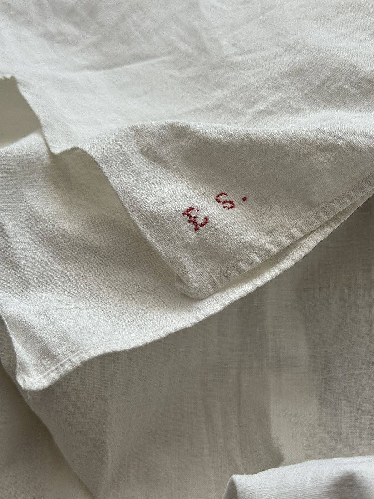 Japanese Brand 1910s Antique Edwardian Era Dress/Nightgown Smock Shirt Size US M / EU 48-50 / 2 - 7 Thumbnail