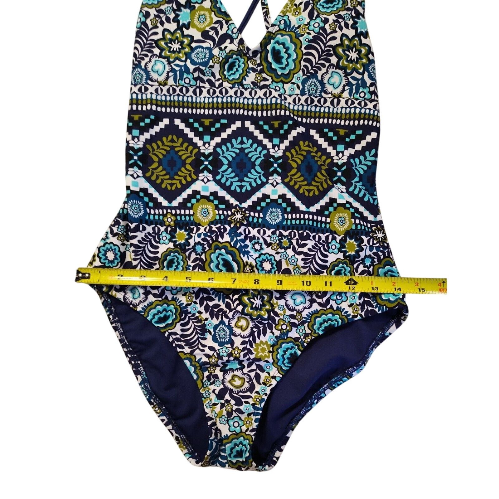 Mossimo Mossimo Bathing Swim Suit Size Small Swim Blue Green Size S / US 4 / IT 40 - 11 Thumbnail