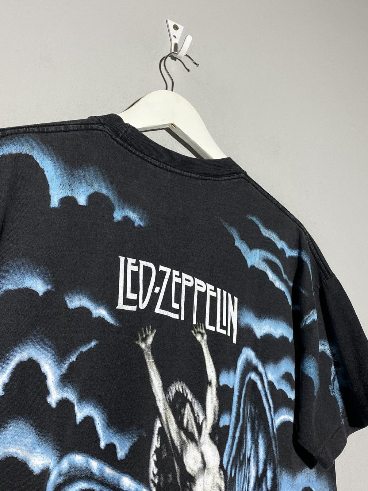 Led Zeppelin Led Zeppelin AOP All Over Print Icarus Vintage 90s T-shirt Size US M / EU 48-50 / 2 - 12 Thumbnail