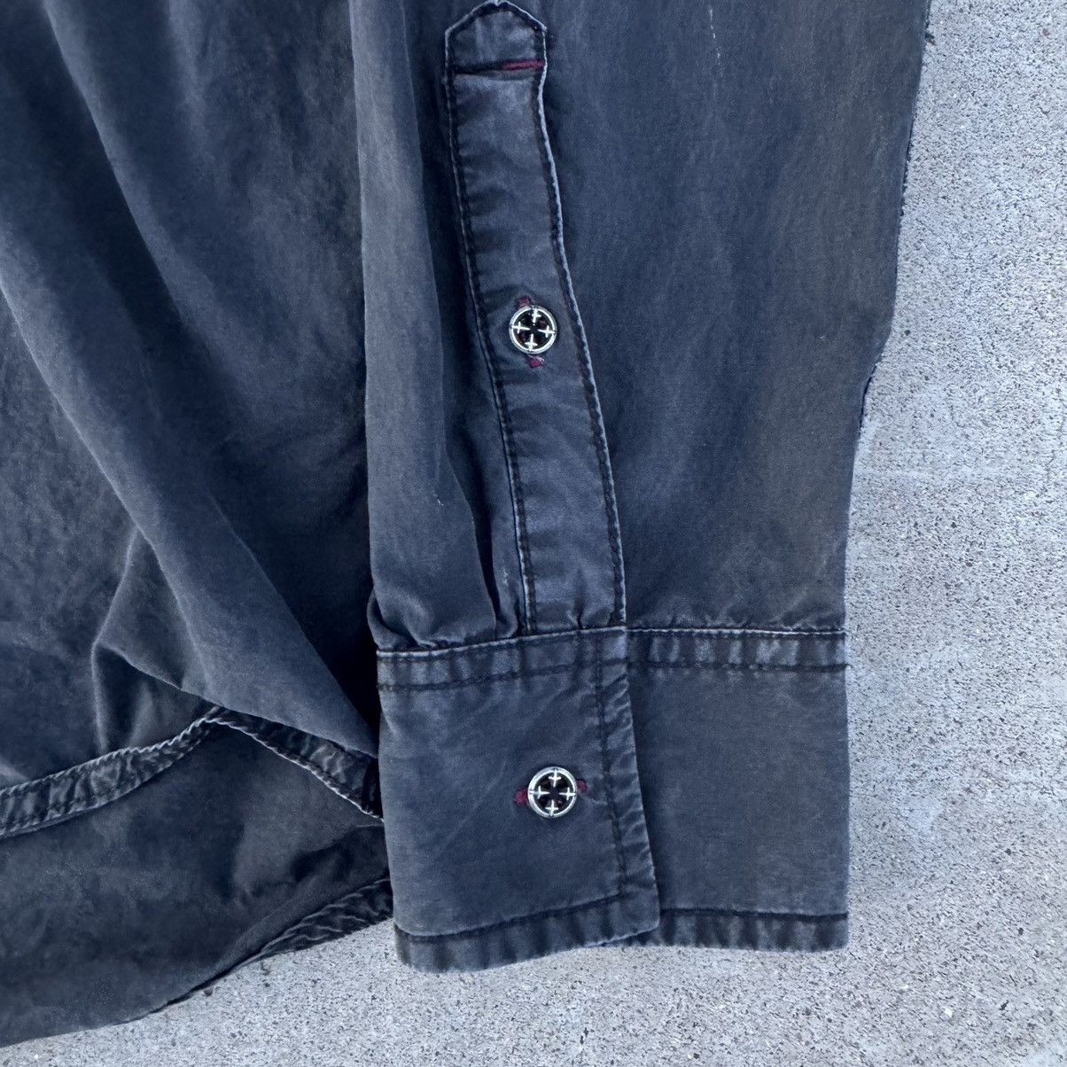 Affliction × JNCO Vintage Y2K Black Grunge Affliction AOP Button Up Baggy XXL Size US XXL / EU 58 / 5 - 15 Thumbnail