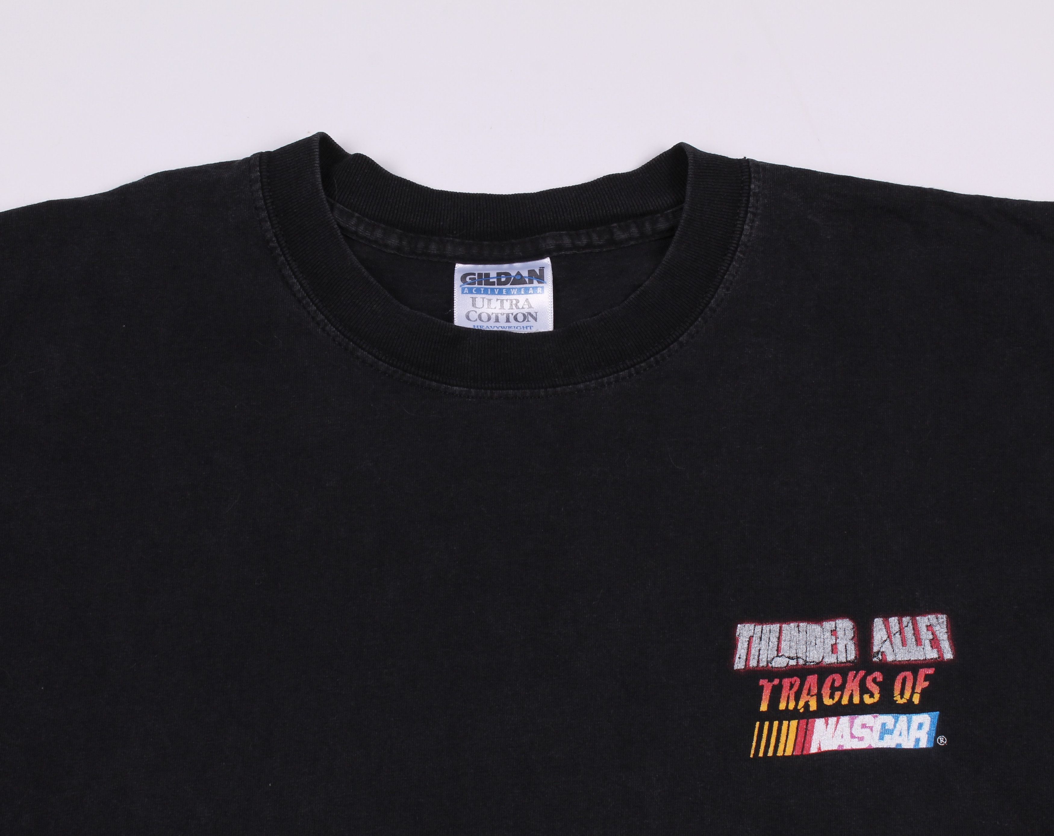 Gildan Vintage NASCAR Thunder Alley Print T-shirt Size US XL / EU 56 / 4 - 4 Thumbnail
