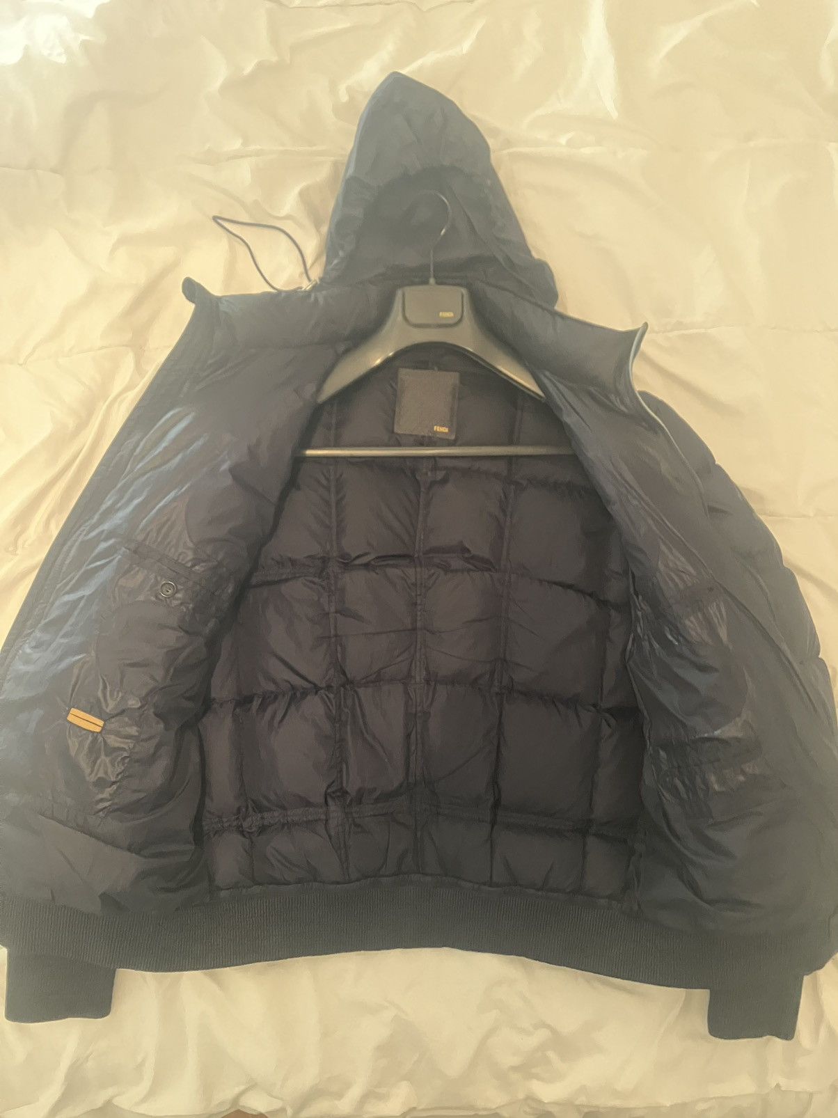 Fendi Puffer Jacket Fendi Blue Size US L / EU 52-54 / 3 - 3 Thumbnail