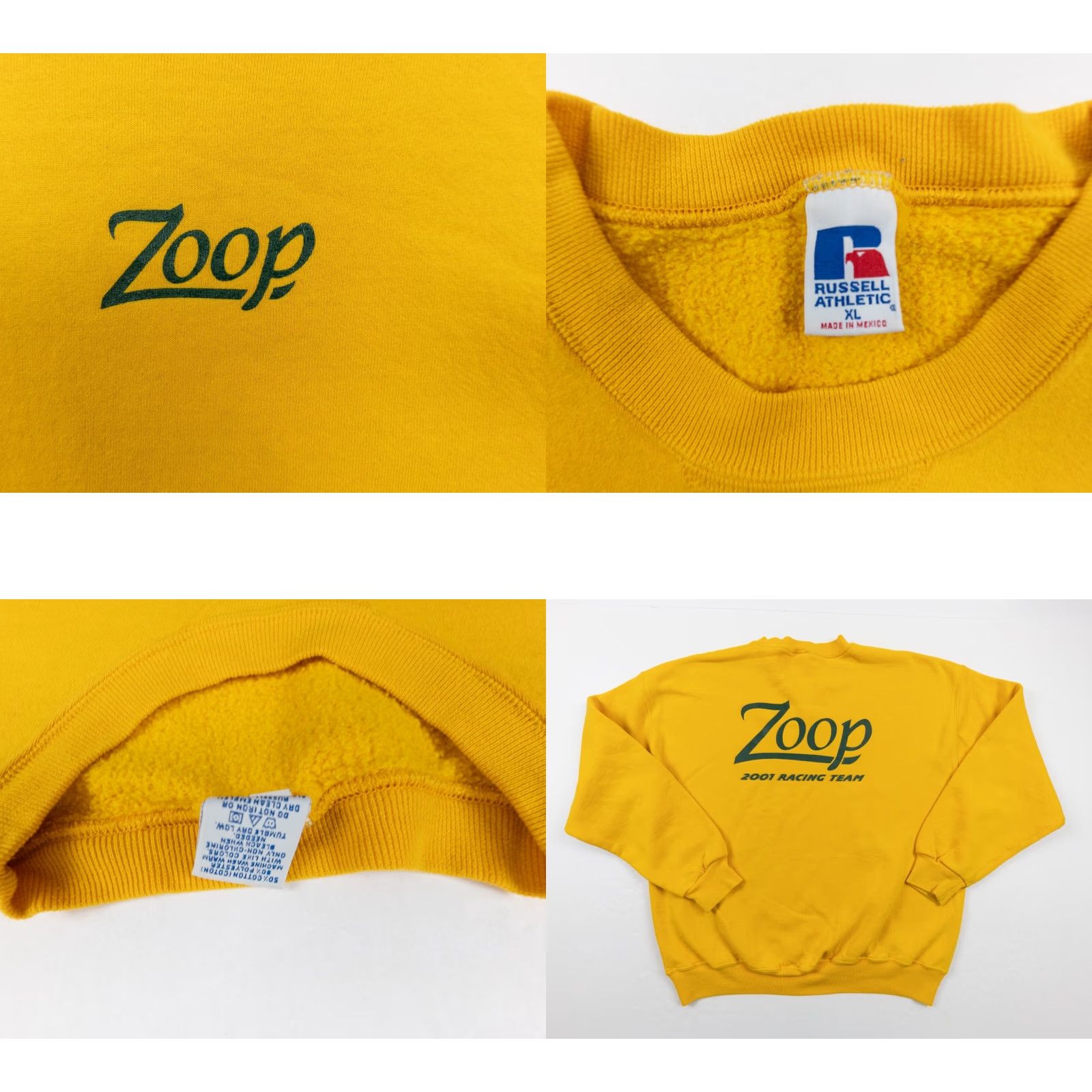 Russell Athletic VINTAGE Russell Athletic Sweatshirt Mens XL Yellow Crewneck Size US XL / EU 56 / 4 - 8 Thumbnail