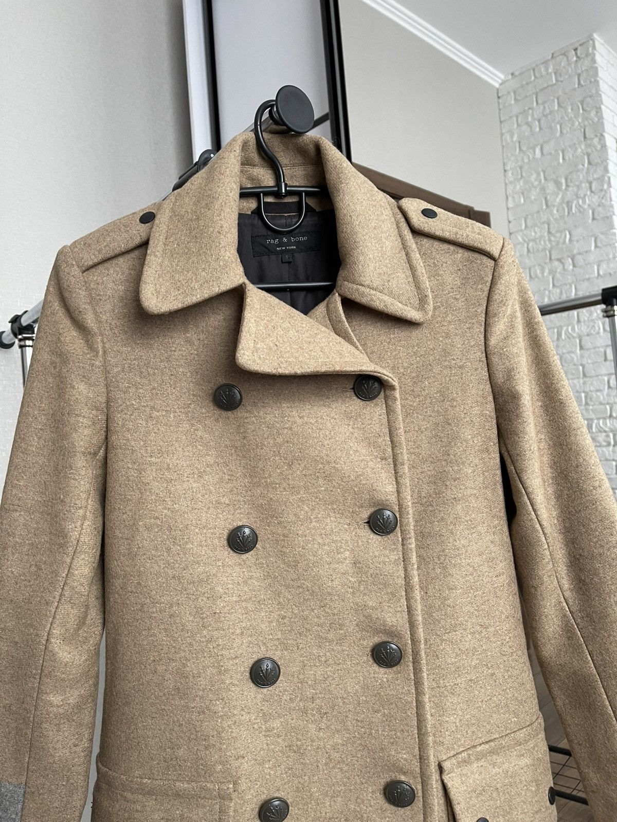 Rag & Bone Rag And Bone New York Double Wool Coat Jacket Size US S / EU 44-46 / 1 - 6 Thumbnail