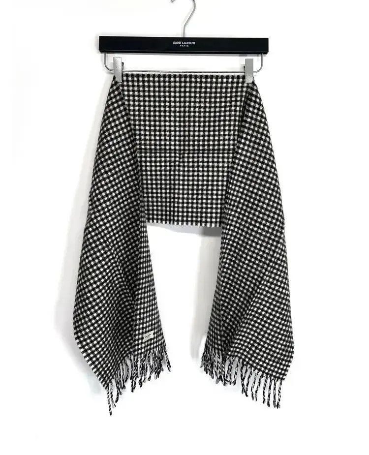 Saint Laurent Paris Saint Laurent Paris 14AW Check Board Scarf Size ONE SIZE - 1 Thumbnail