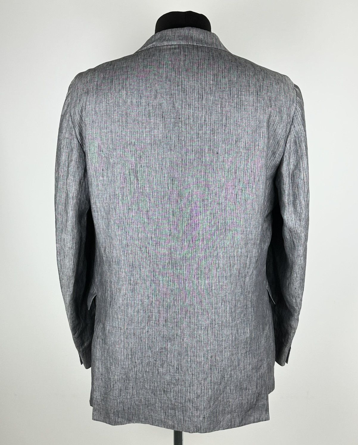 Z Zegna Z Zegna Blazer Men’s Two buttons 100% Linen Gray Size 56/L Size 50L - 6 Thumbnail