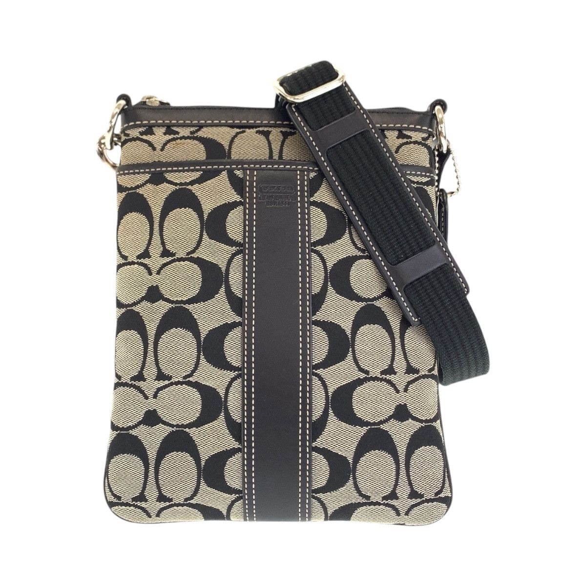 Coach Coach Coach Signature Canvas Leather Crossbody Bag Canvas Crossbody Bag Size ONE SIZE - 1 Thumbnail