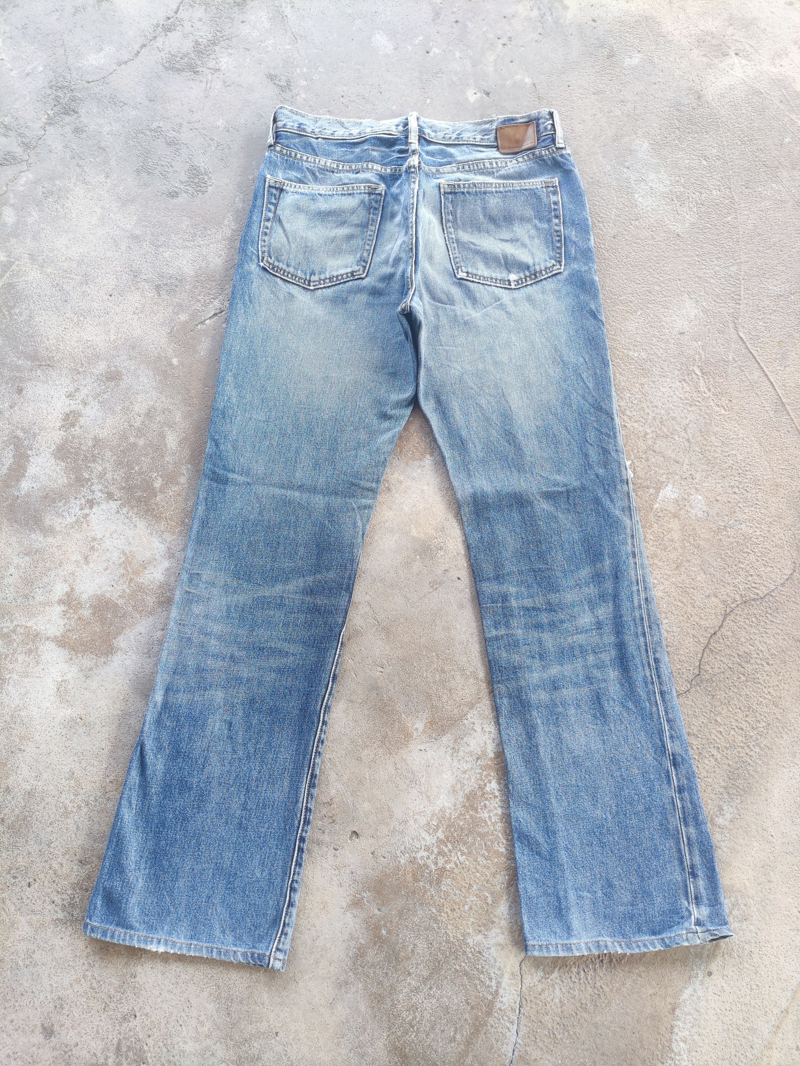 Gap Vintage Gap Brand Micro Flare Denim Distressed Faded Pants Size US 33 - 8 Thumbnail