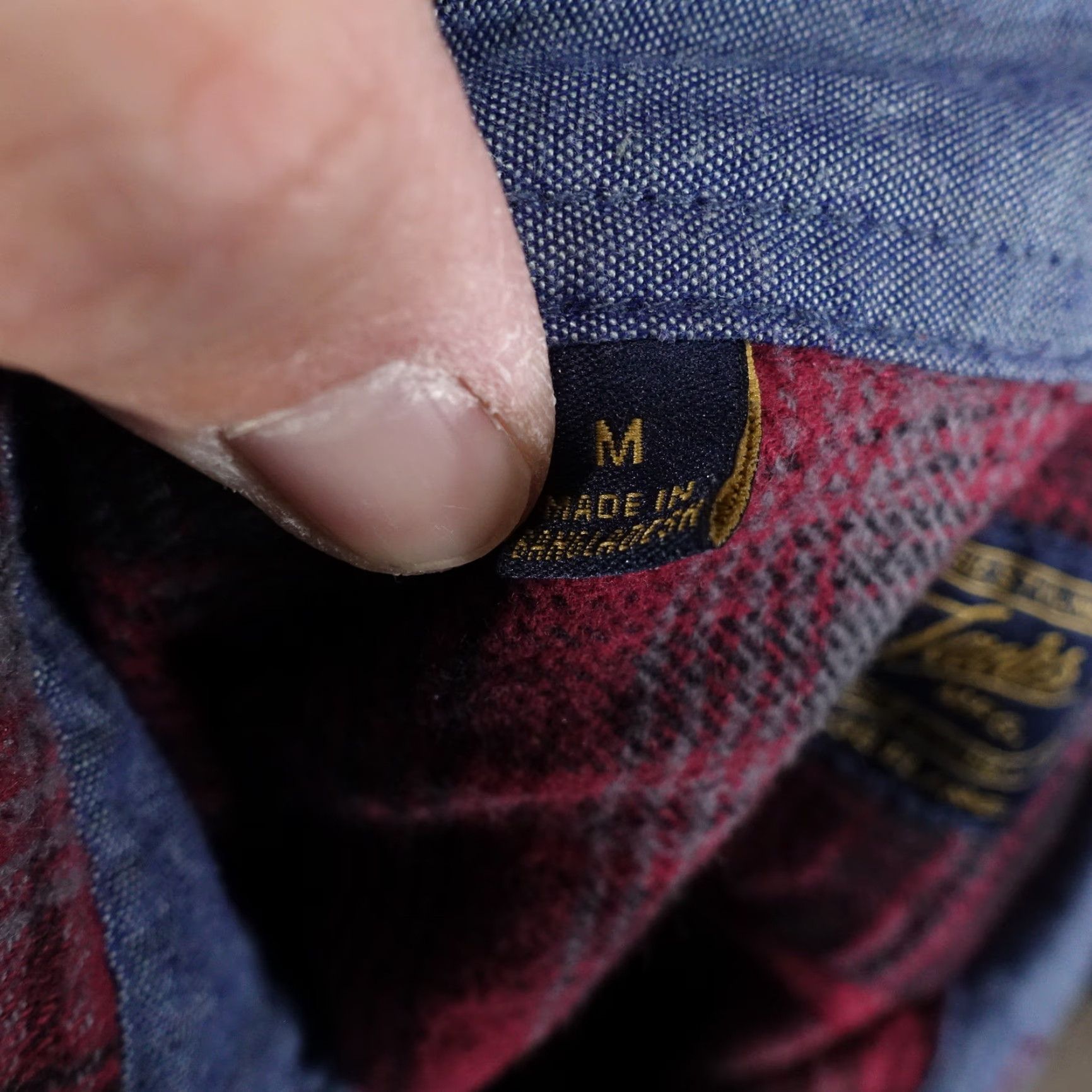 Vintage JACHS Red Plaid Flannel Button-Up Shirt Adult Medium Long Sleeve Regular Fit Mens Size US M / EU 48-50 / 2 - 6 Thumbnail