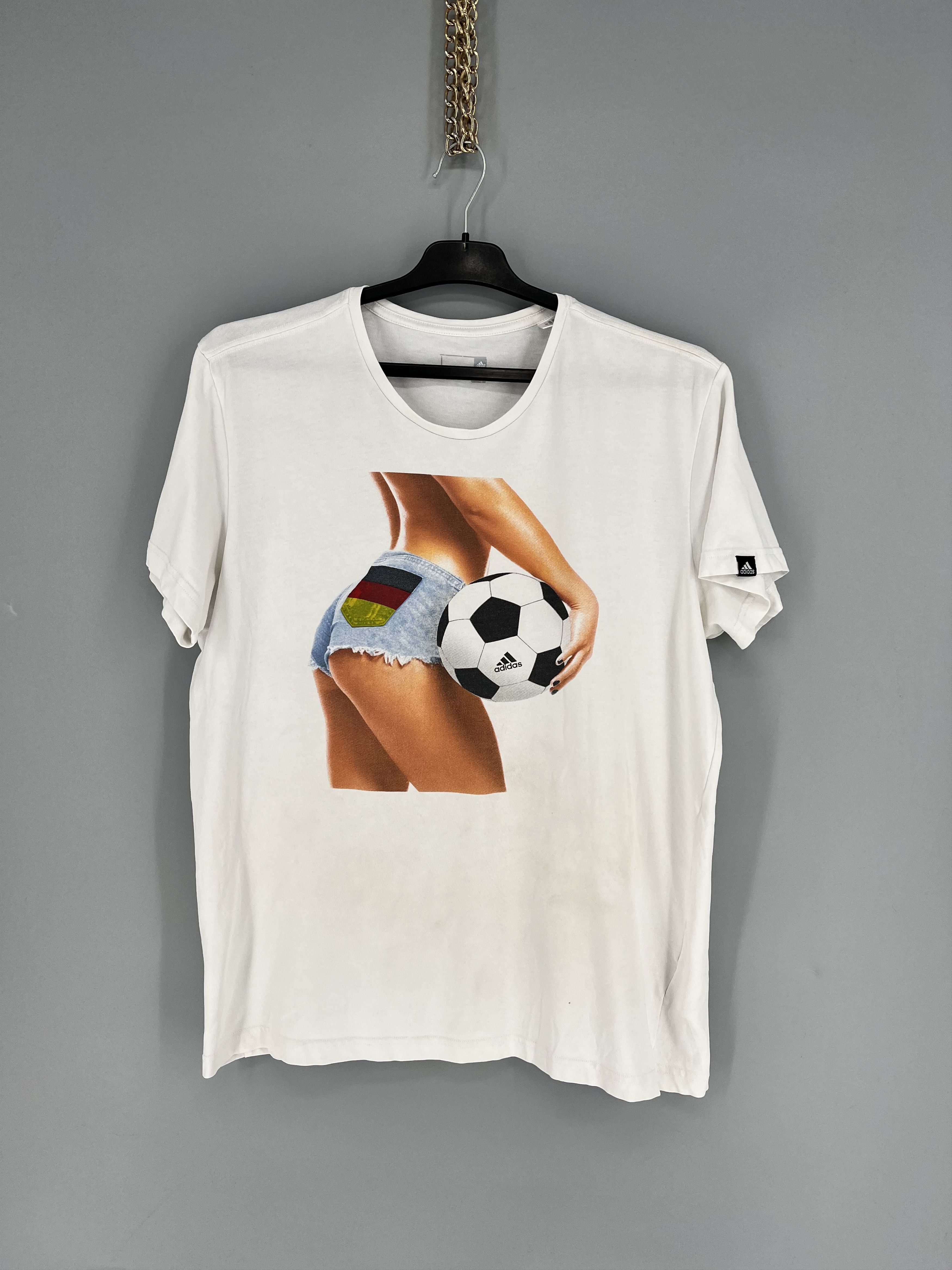 Adidas Adidas EURO 16 Tee Summer Fan white Size L Sexy Girl Size US L / EU 52-54 / 3 - 1 Thumbnail