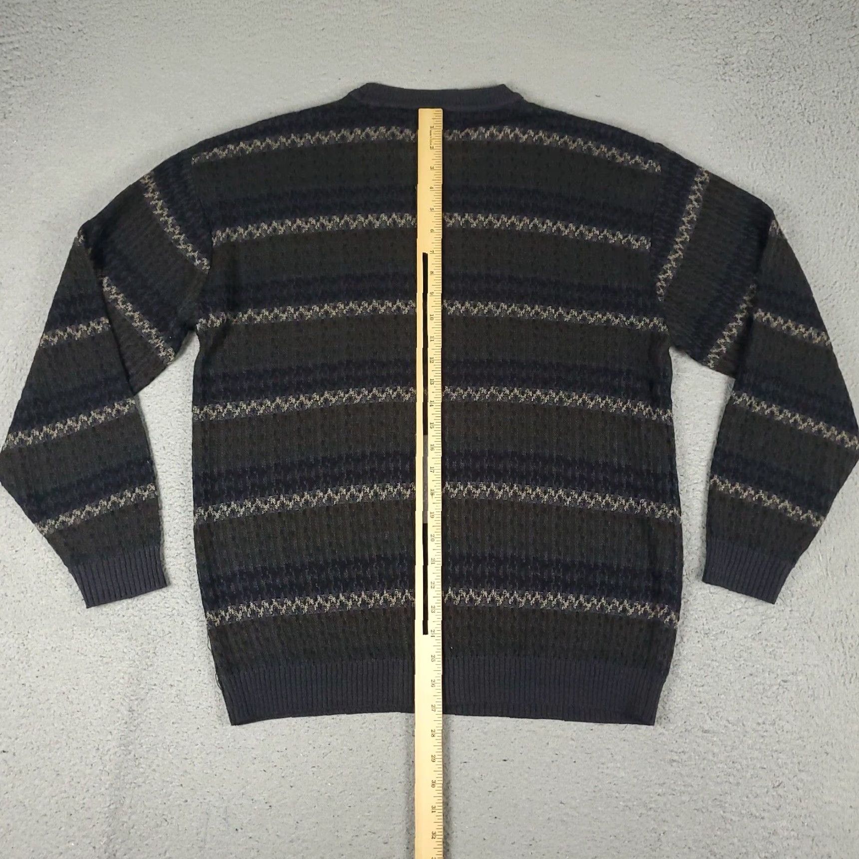 Vintage Northern Isles Sweater Blue Striped Knit Pullover Mens Medium Size US M / EU 48-50 / 2 - 5 Thumbnail