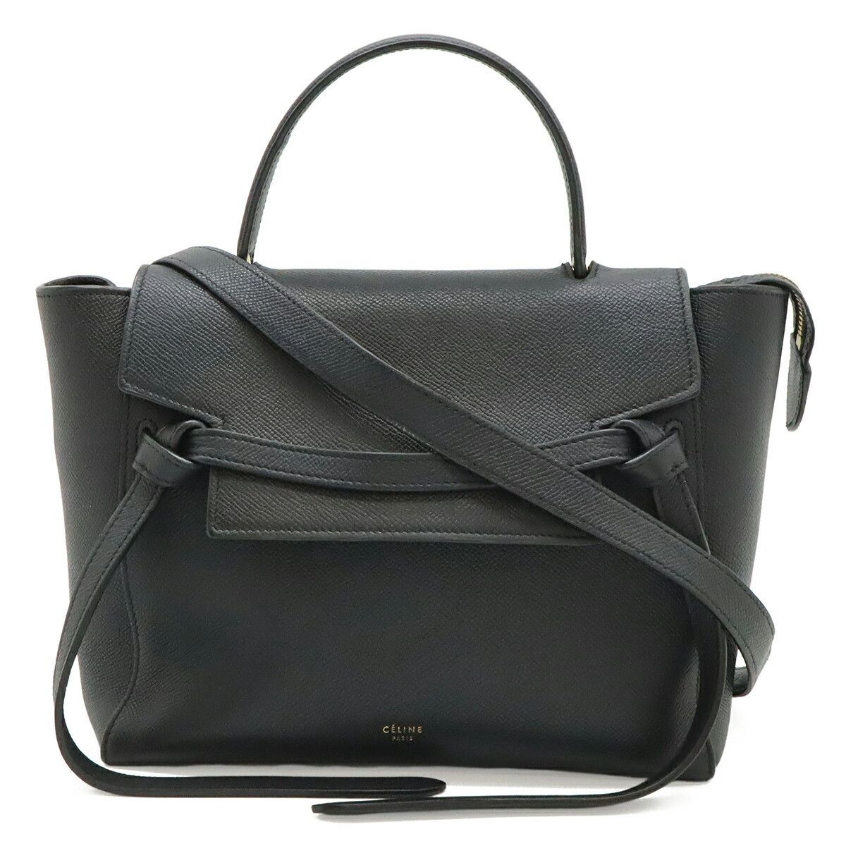 Celine Celine Celine Belt Bag Leather 2way Handbag Leather Handbag 189153 DUTY FREE for USA Size ONE SIZE - 1 Thumbnail