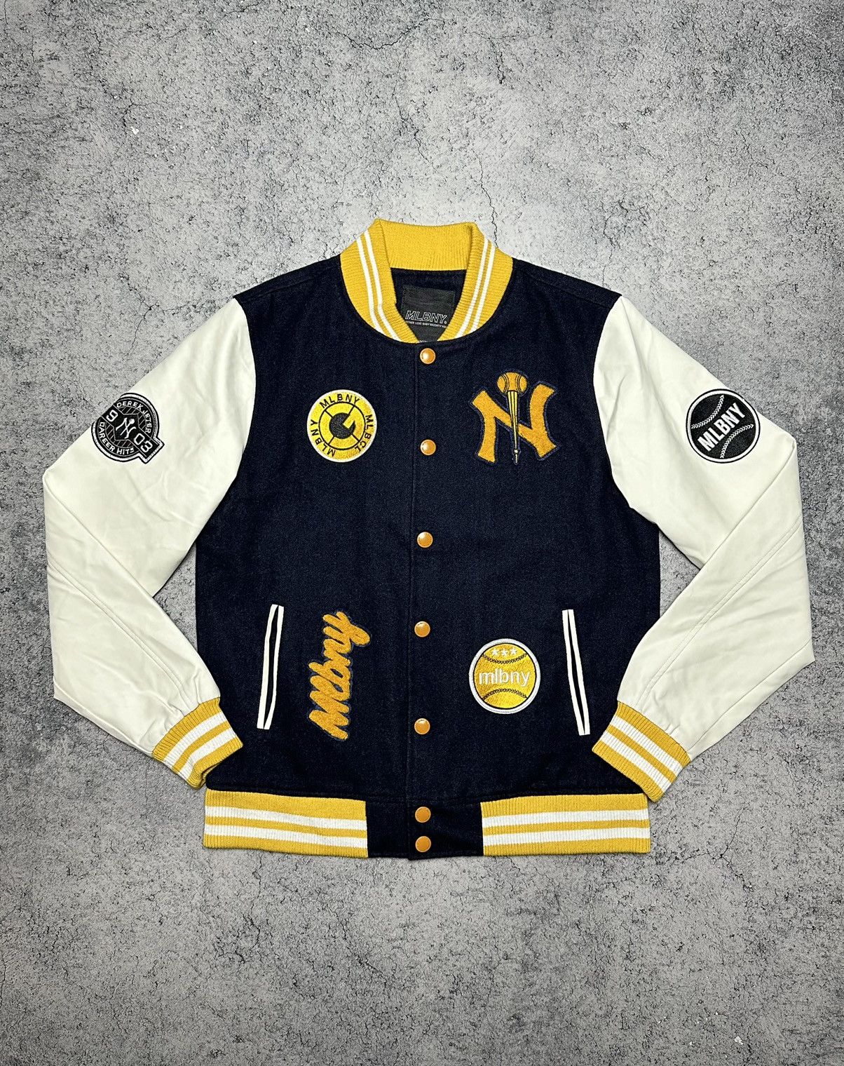 New York Yankees Vintage MLBNY Yankees Wool Varsity Bomber Jacket Size US M / EU 48-50 / 2 - 1 Thumbnail