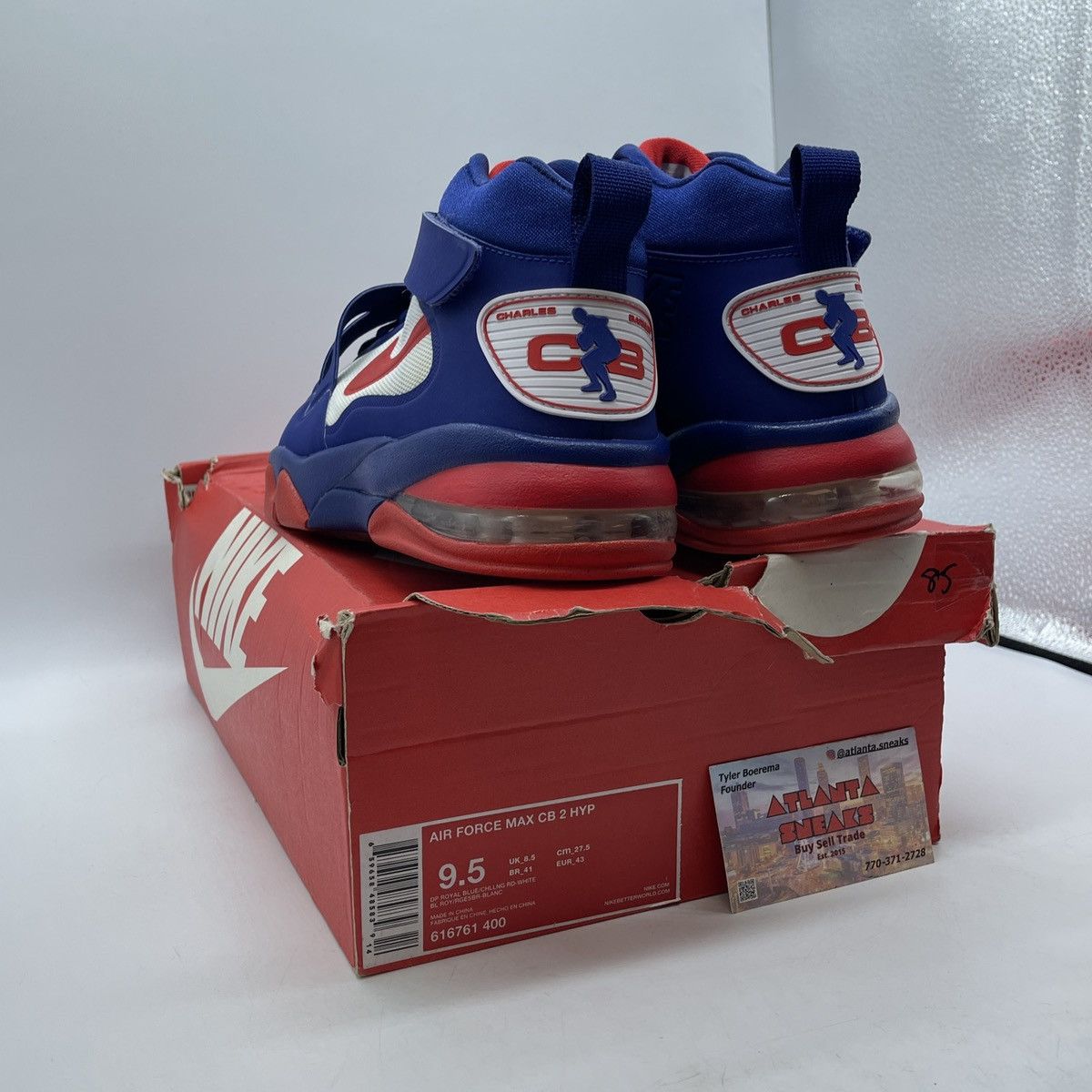 Nike Air Force Mac CB 2 hyperfuse deep roya Size US 9.5 / EU 42-43 - 4 Thumbnail