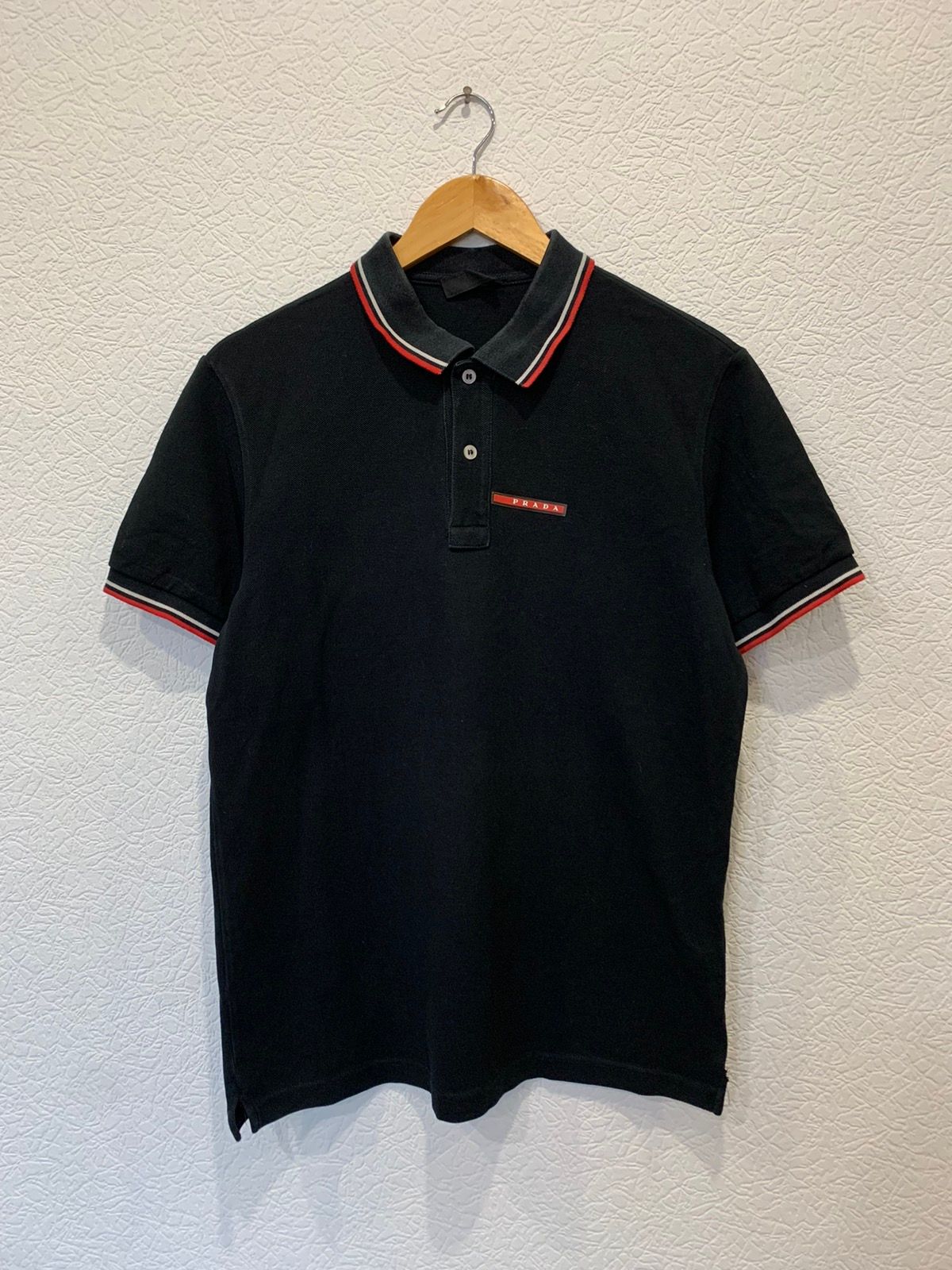 Pre-owned Prada Polo Shirt Black