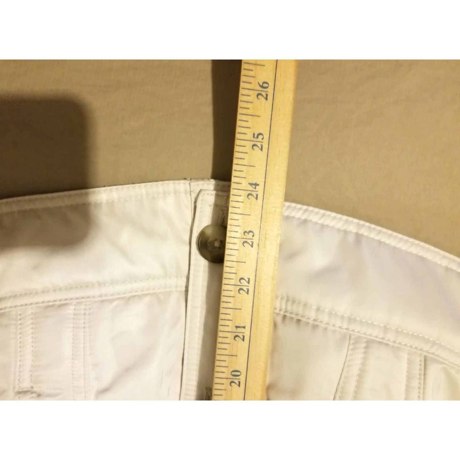Vintage Chico's Jacket Women 0P Petite Ivory Cream Basic Jacket Kid? Size XS / US 0-2 / IT 36-38 - 6 Thumbnail