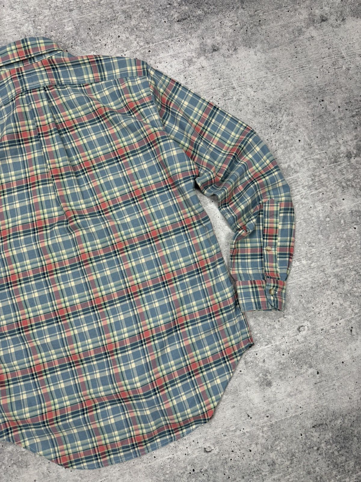 Polo Ralph Lauren × Vintage Vintage Y2K Style Ralph Lauren Plaid Checkered Flannel Shirt Size US S / EU 44-46 / 1 - 16 Thumbnail