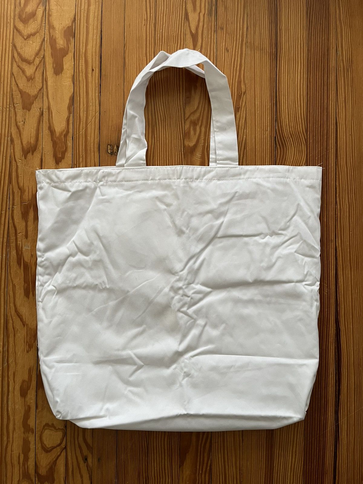 Guidi Guidi Canvas Logo Tote Bag XL White Size ONE SIZE - 4 Thumbnail