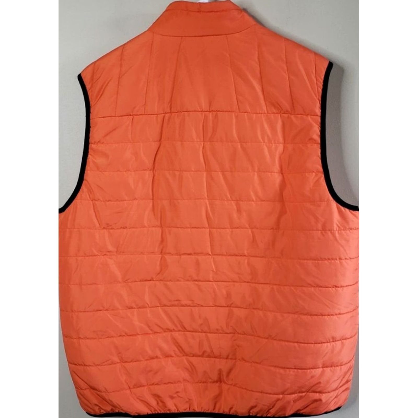 Chaps Chaps Travel Easy Packable Sleeveless Vest Men's Large Orange Quilted Full Zip Size US L / EU 52-54 / 3 - 5 Thumbnail