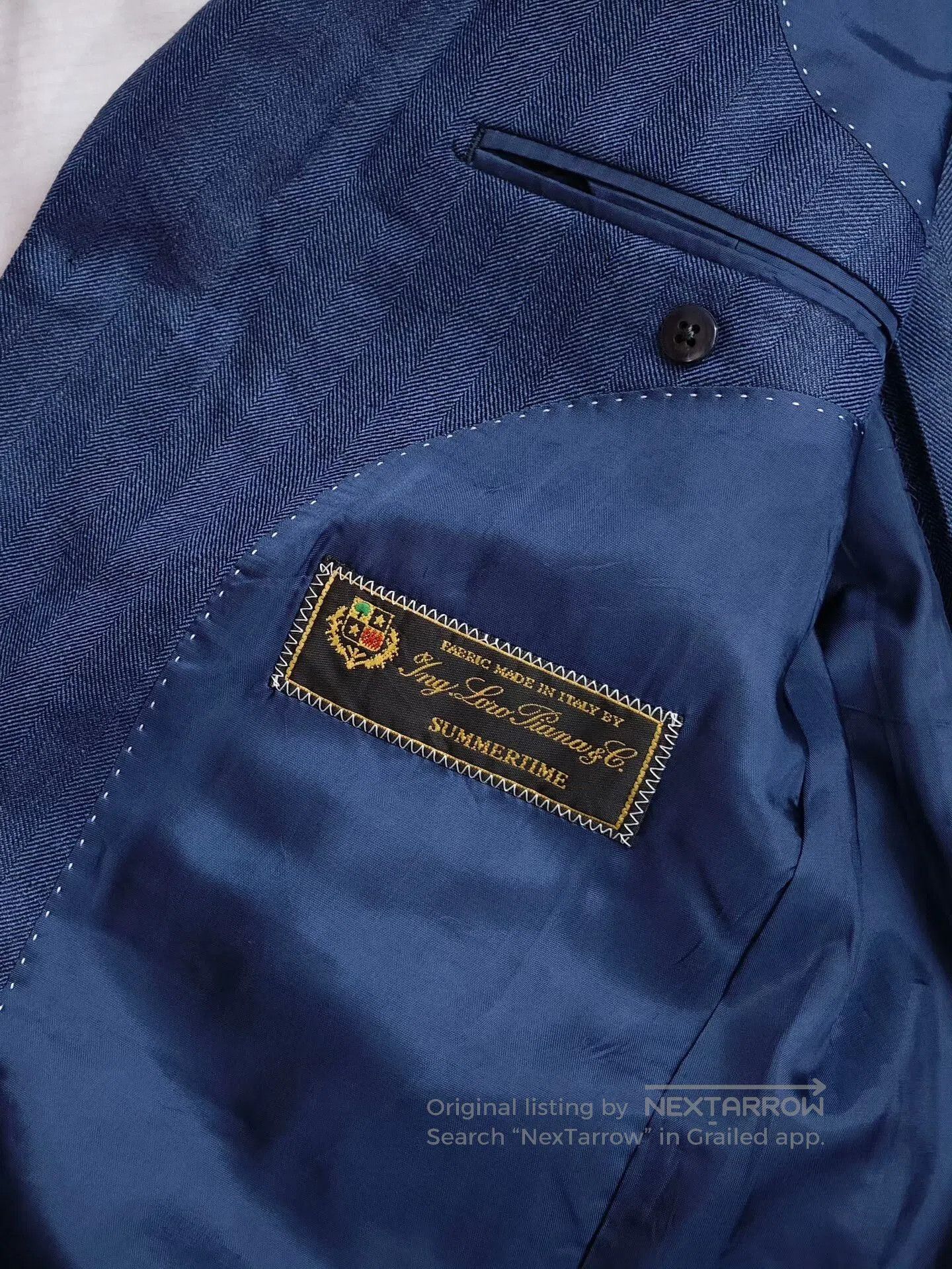 Loro Piana Custom Italian Wool Silk Linen Blazer. Size US S / EU 44-46 / 1 - 7 Thumbnail