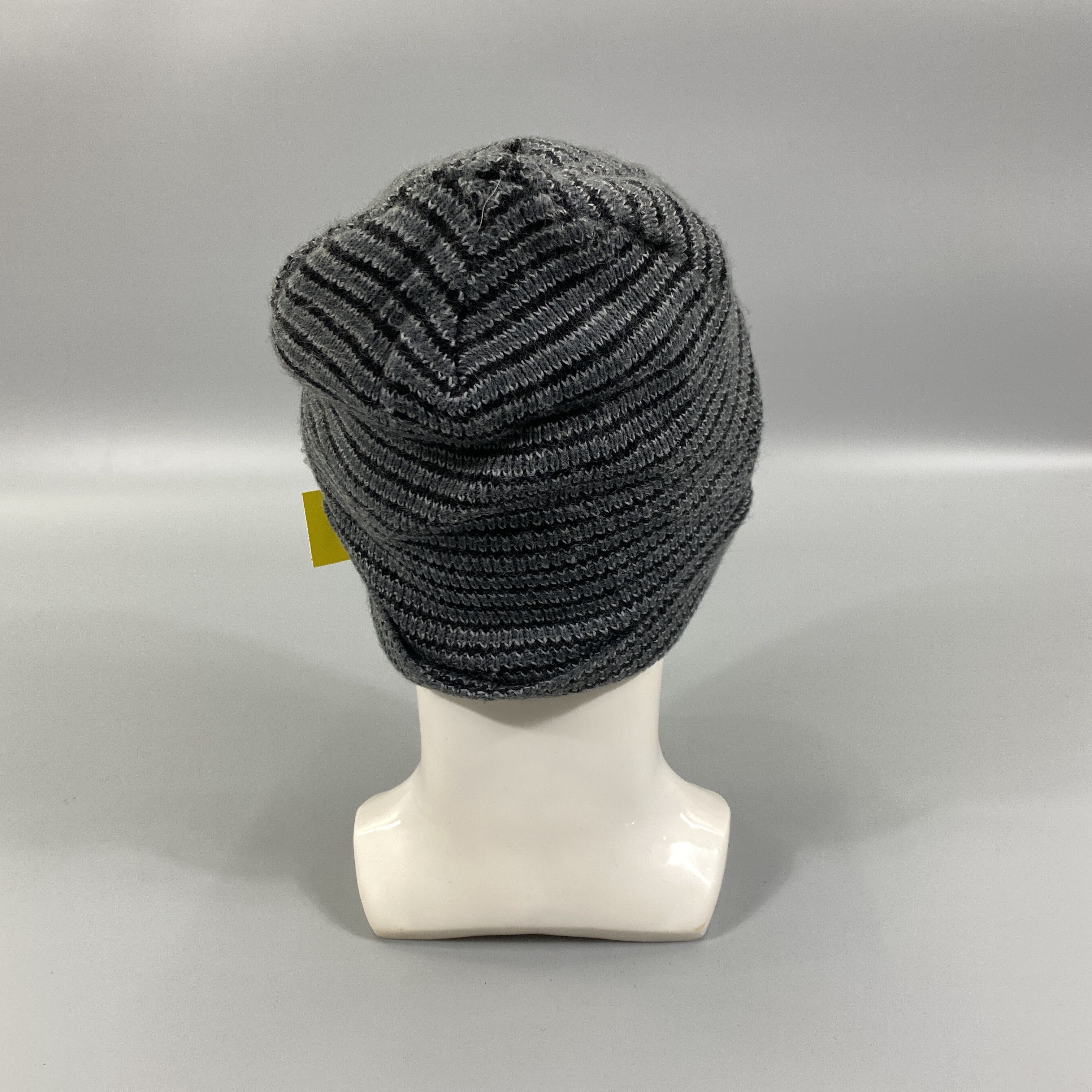 Japanese Brand Local Motion Striped Beanie Hat -BN1033 Size ONE SIZE - 4 Thumbnail