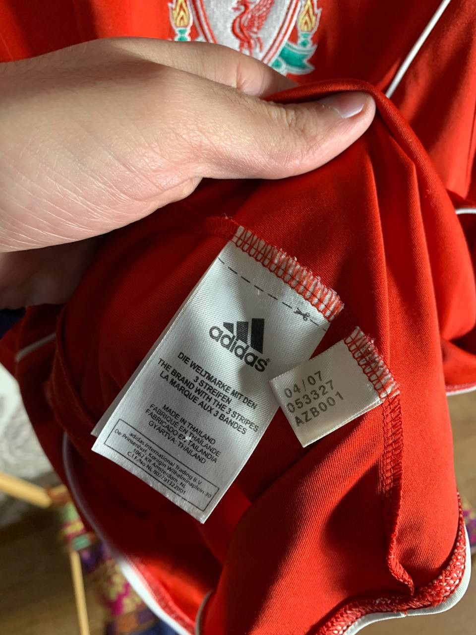 Adidas × Vintage VERY RARE ADIDAS FC LIVERPOOL ENGLAND SOCCER JERSEY RETRO Size US L / EU 52-54 / 3 - 6 Thumbnail