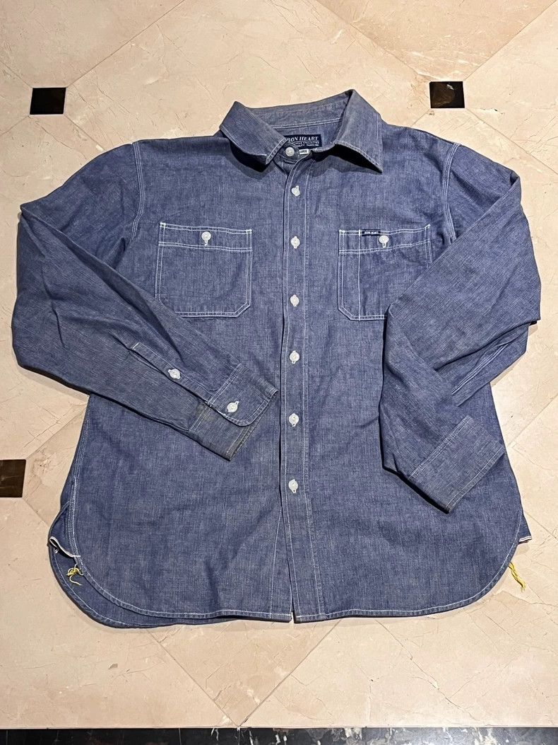 Iron Heart Iron heart Bare-eared denim shirt Size US XL / EU 56 / 4 - 2 Thumbnail