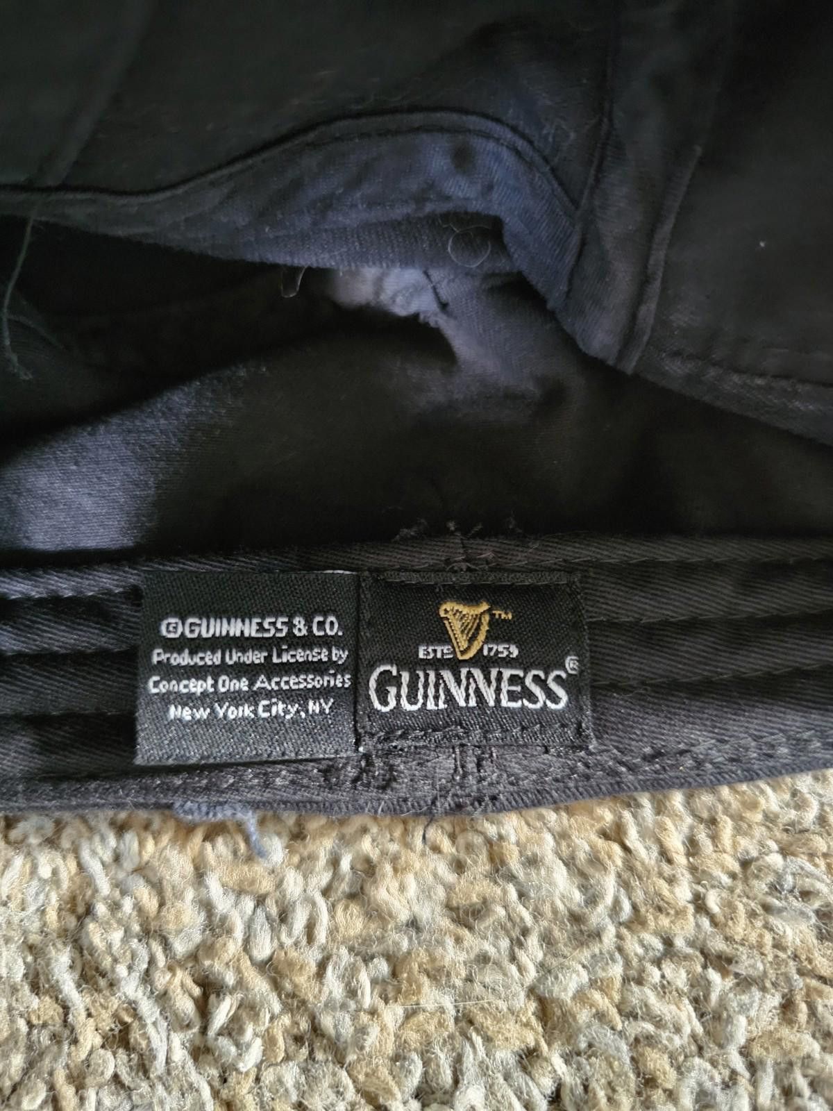 Designer Guinness concept one pen back zipper side Brewers hat Size ONE SIZE - 7 Thumbnail