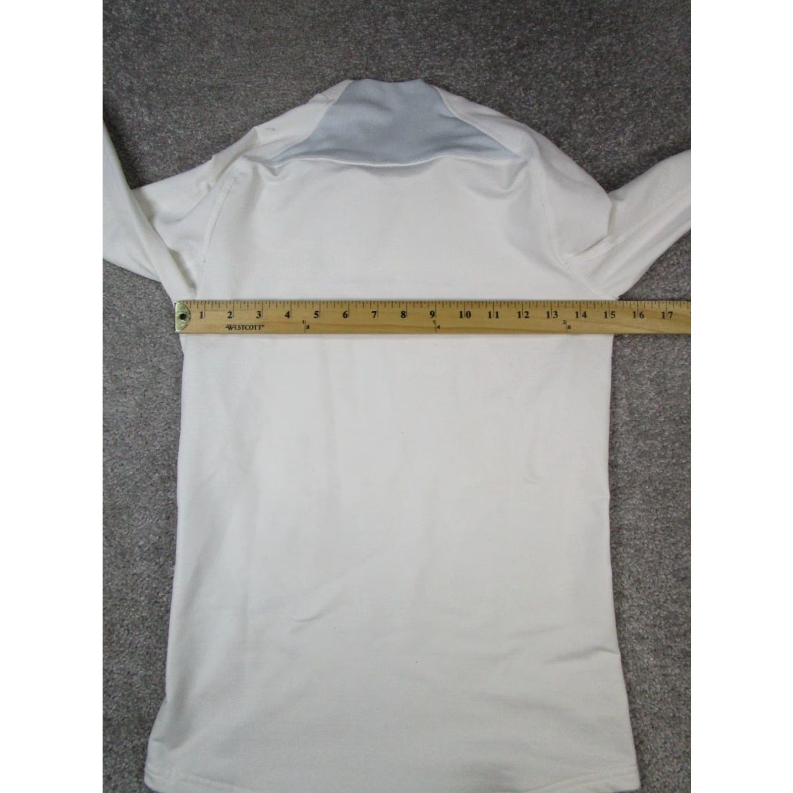 Nike Nike Shirt Womens Large White Dri-Fit Running Pullover Size L / US 10 / IT 46 - 5 Thumbnail